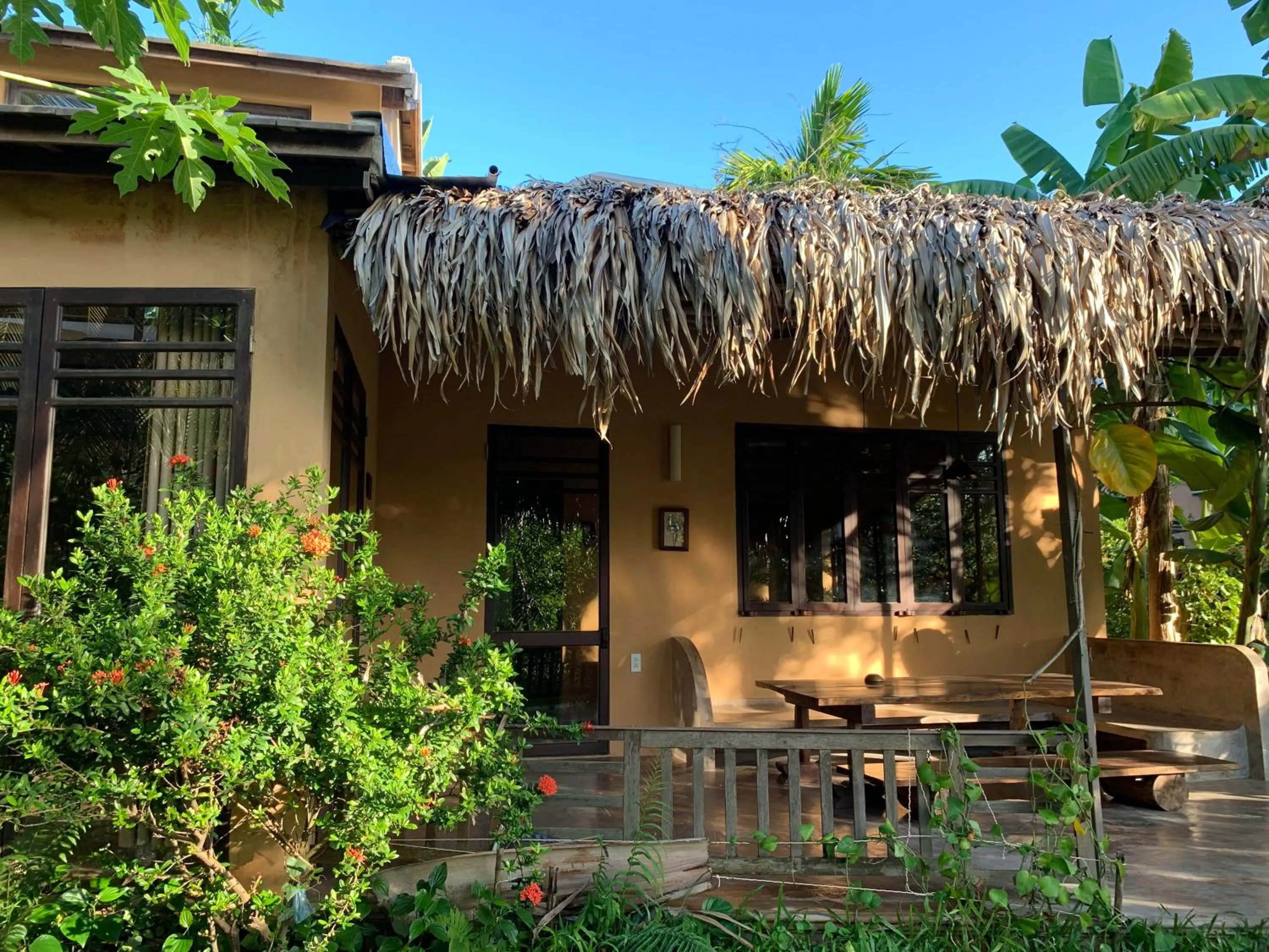 Patio in An Villa boutique resort