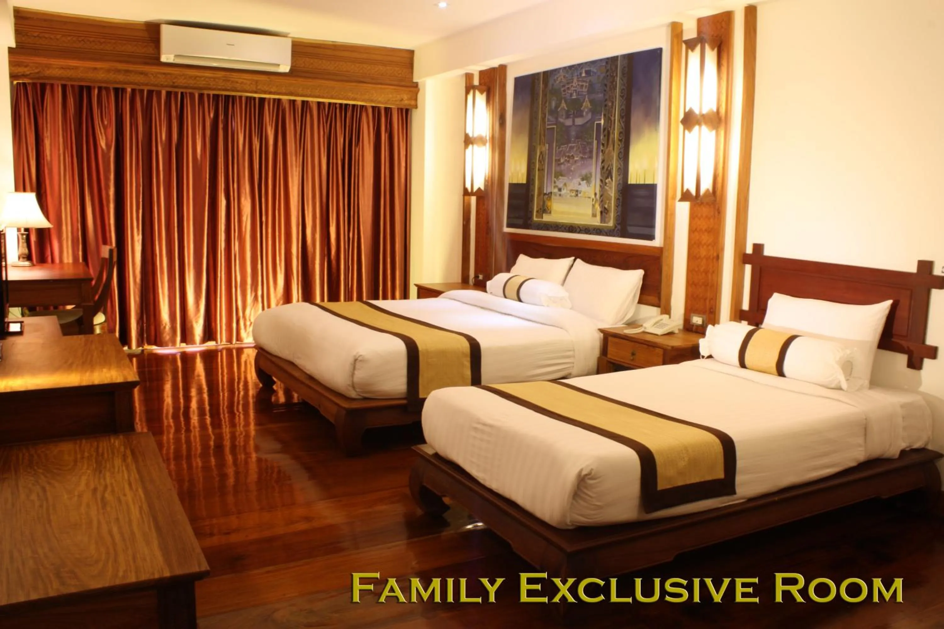 Bedroom, Bed in Chanthapanya Hotel