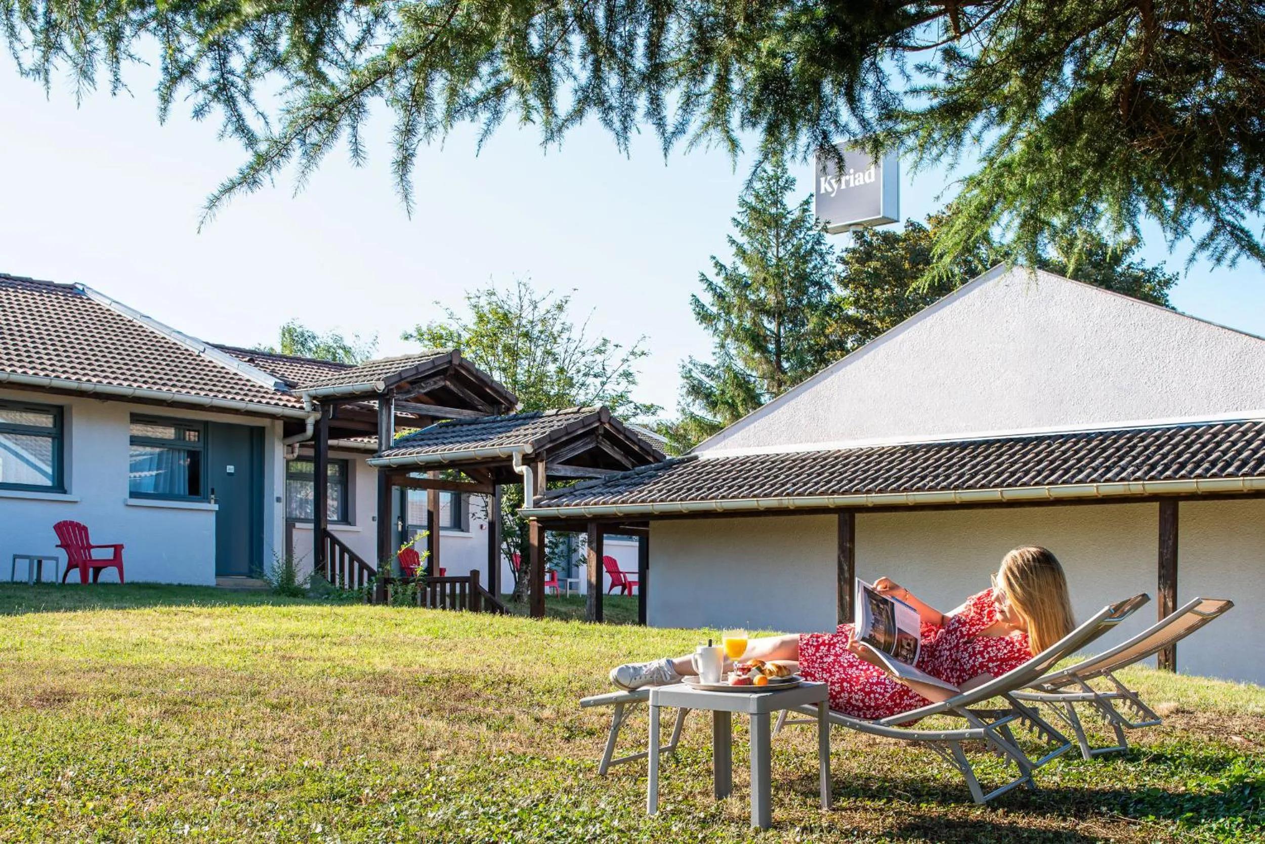 Garden in KYRIAD LYON EST – Saint Quentin Fallavier
