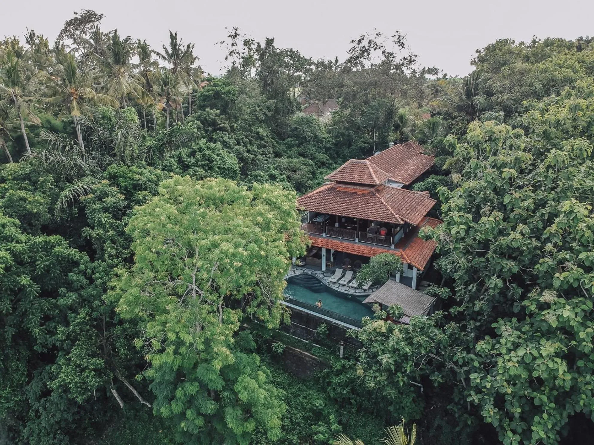Bird's eye view in Villa Beji Mawang Ubud by GenuineHost