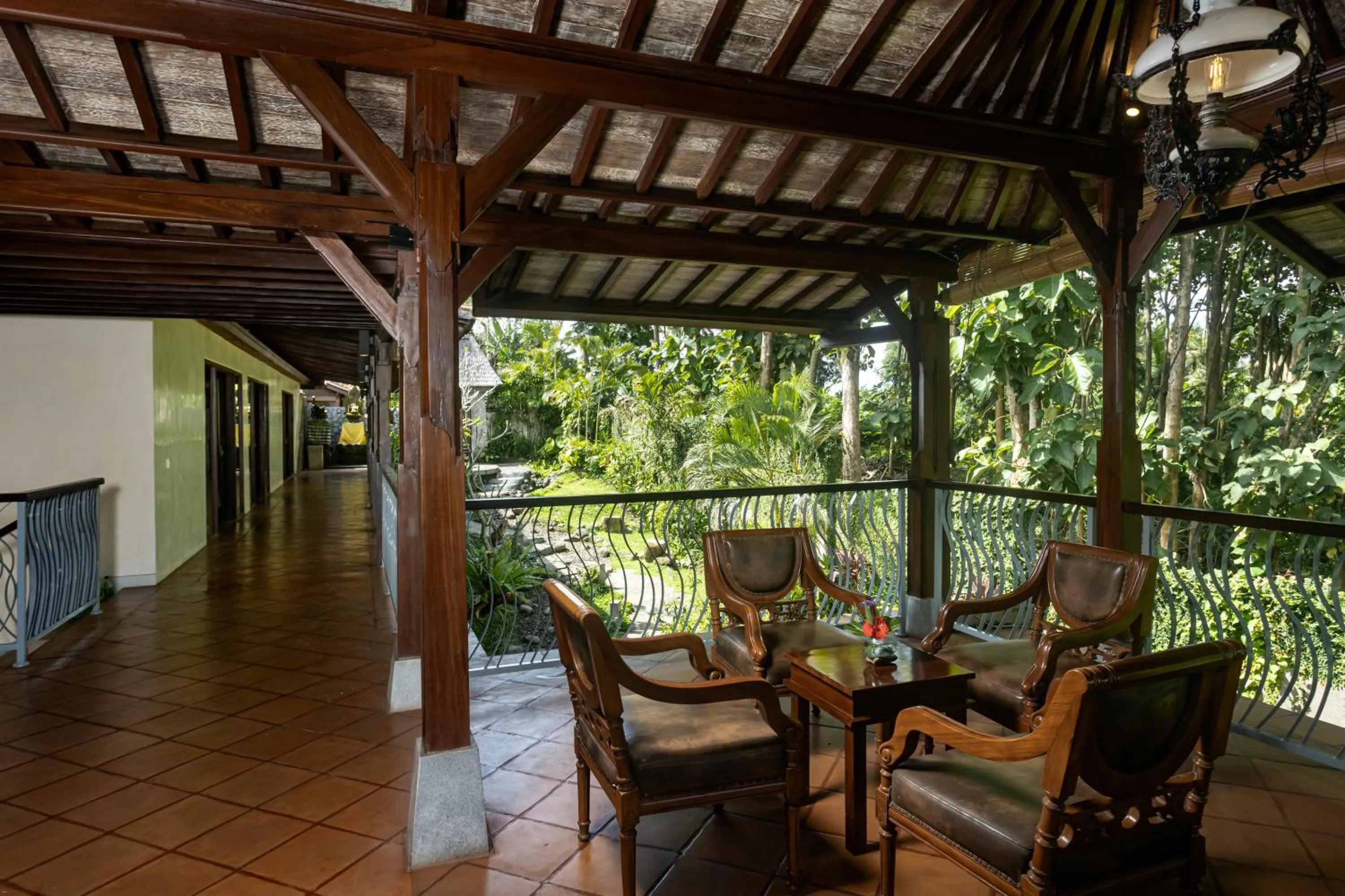 Seating area in Villa Beji Mawang Ubud by GenuineHost