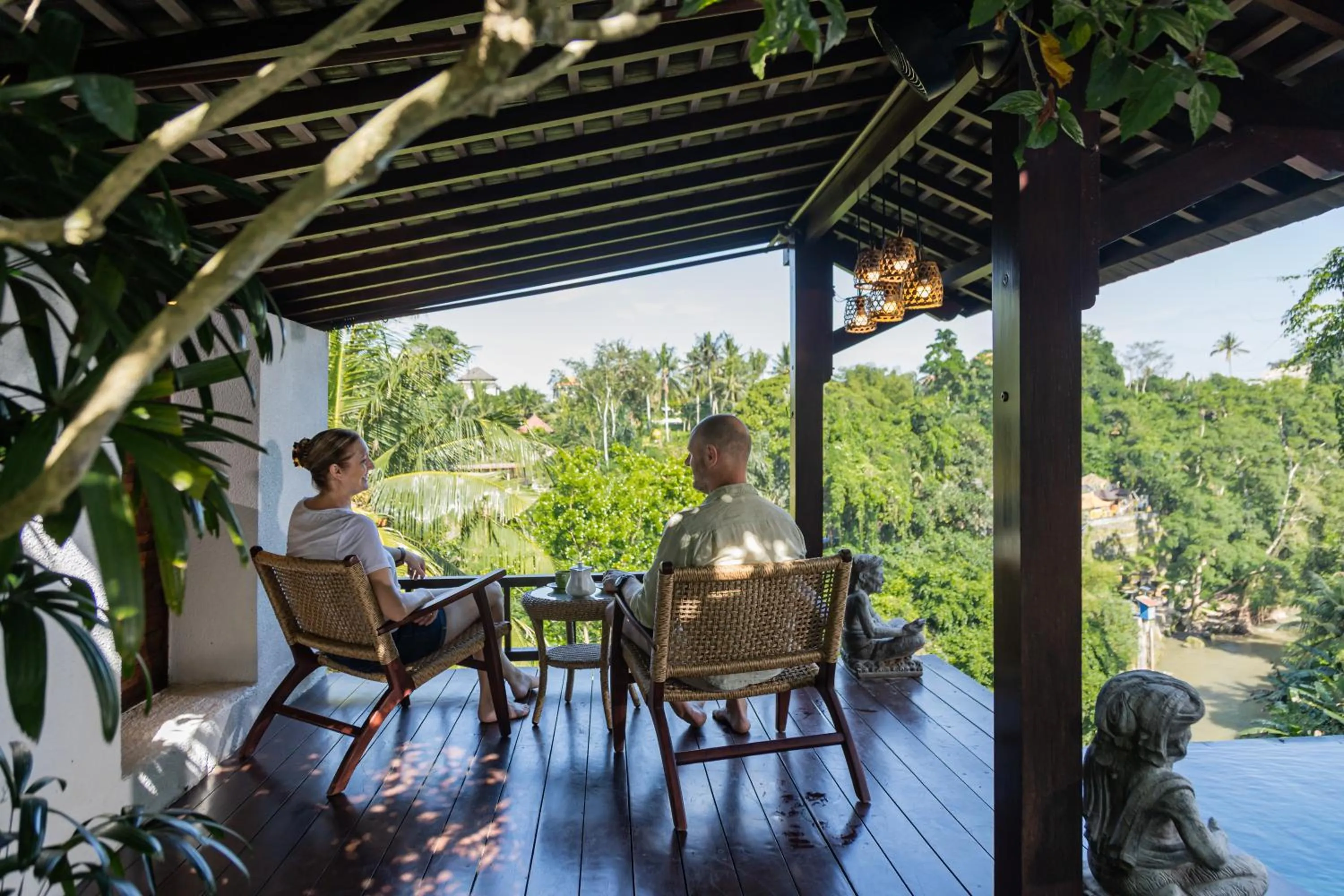 Living room in Villa Beji Mawang Ubud by GenuineHost