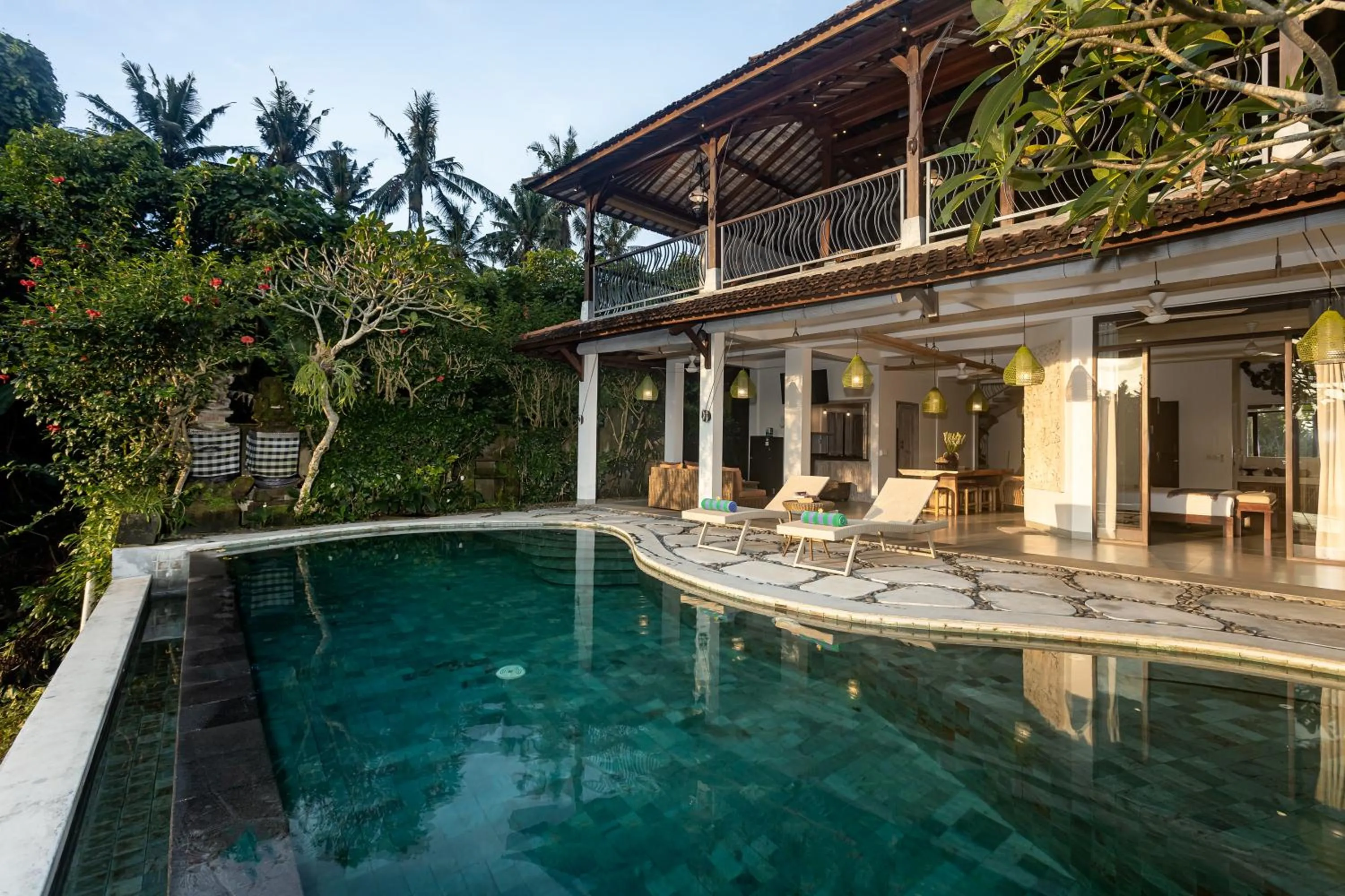 Swimming pool in Villa Beji Mawang Ubud by GenuineHost