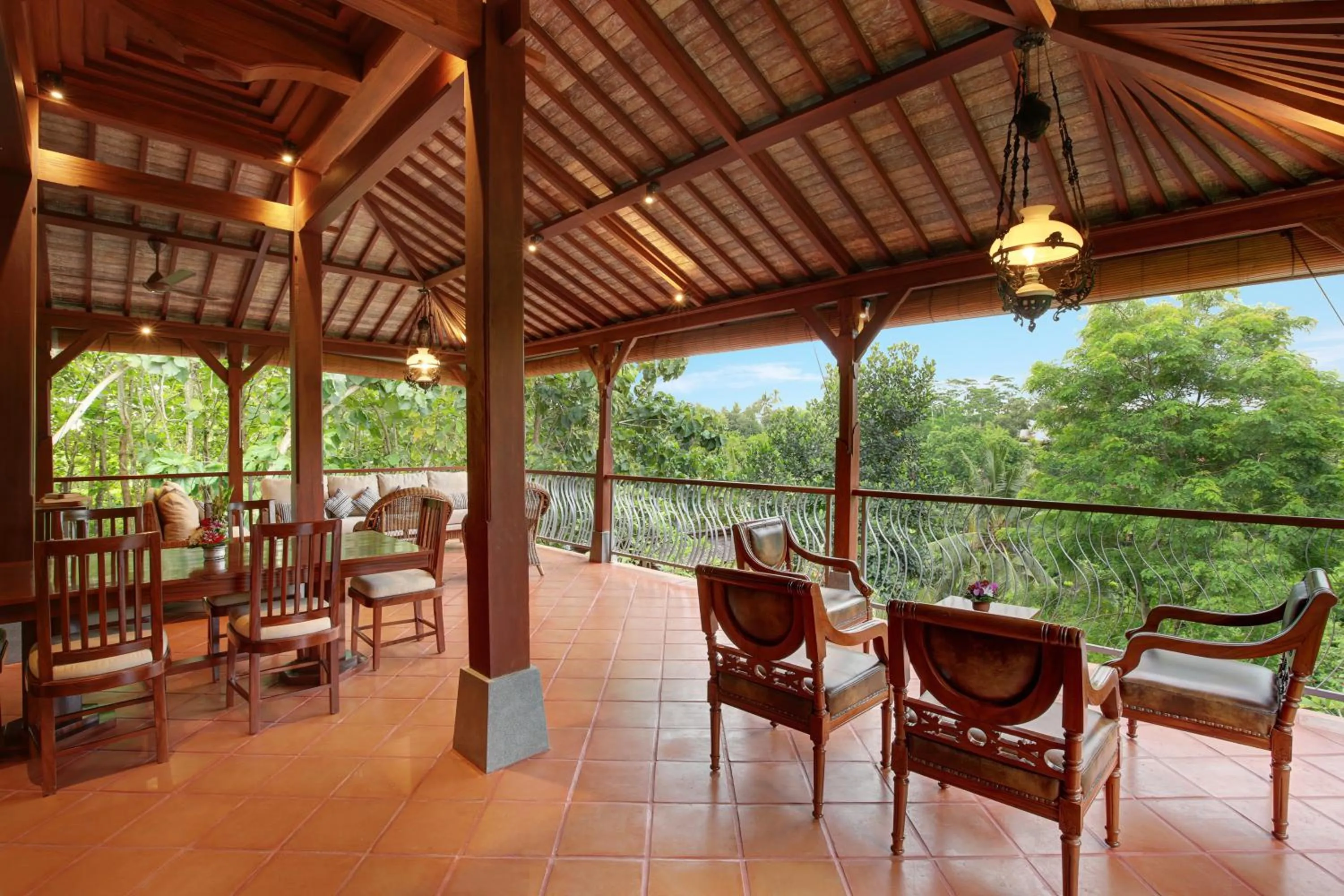 Living room in Villa Beji Mawang Ubud by GenuineHost