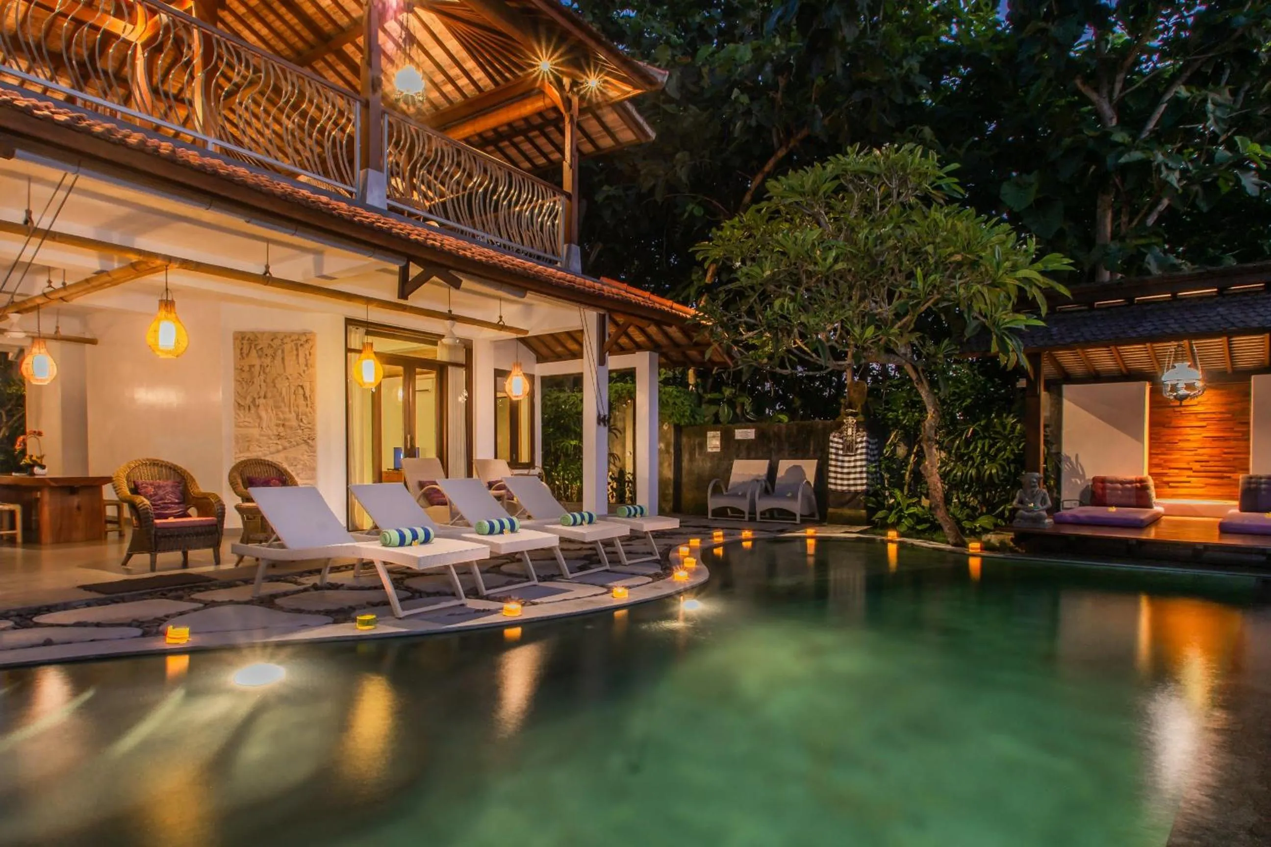 Swimming pool in Villa Beji Mawang Ubud by GenuineHost