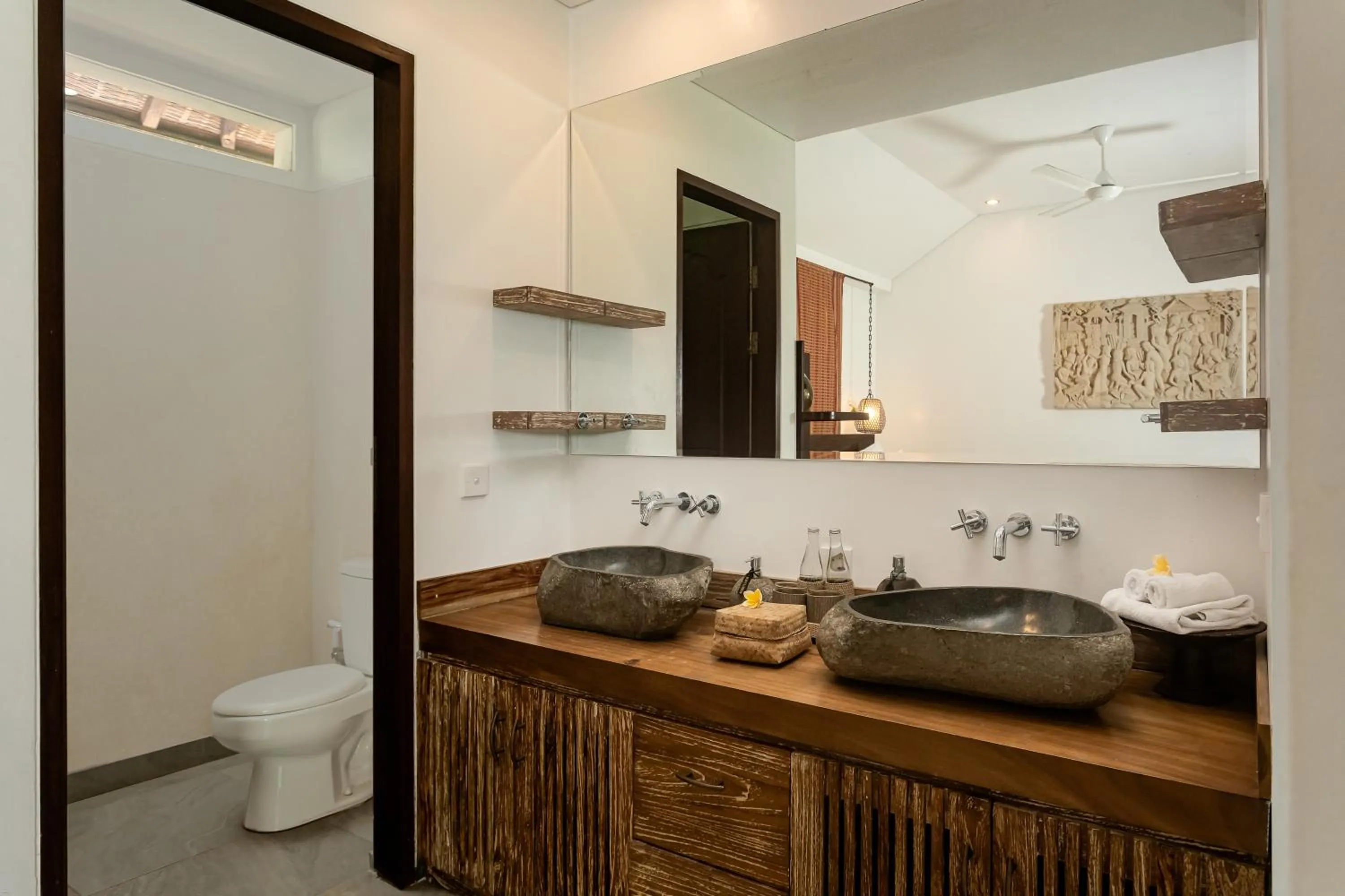 Bathroom in Villa Beji Mawang Ubud by GenuineHost