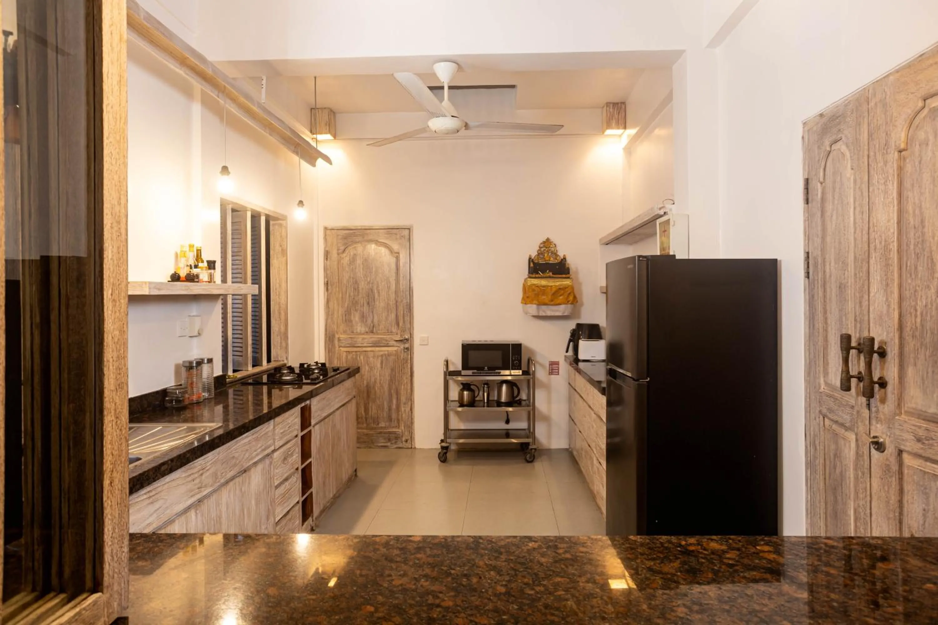 Kitchen or kitchenette in Villa Beji Mawang Ubud by GenuineHost