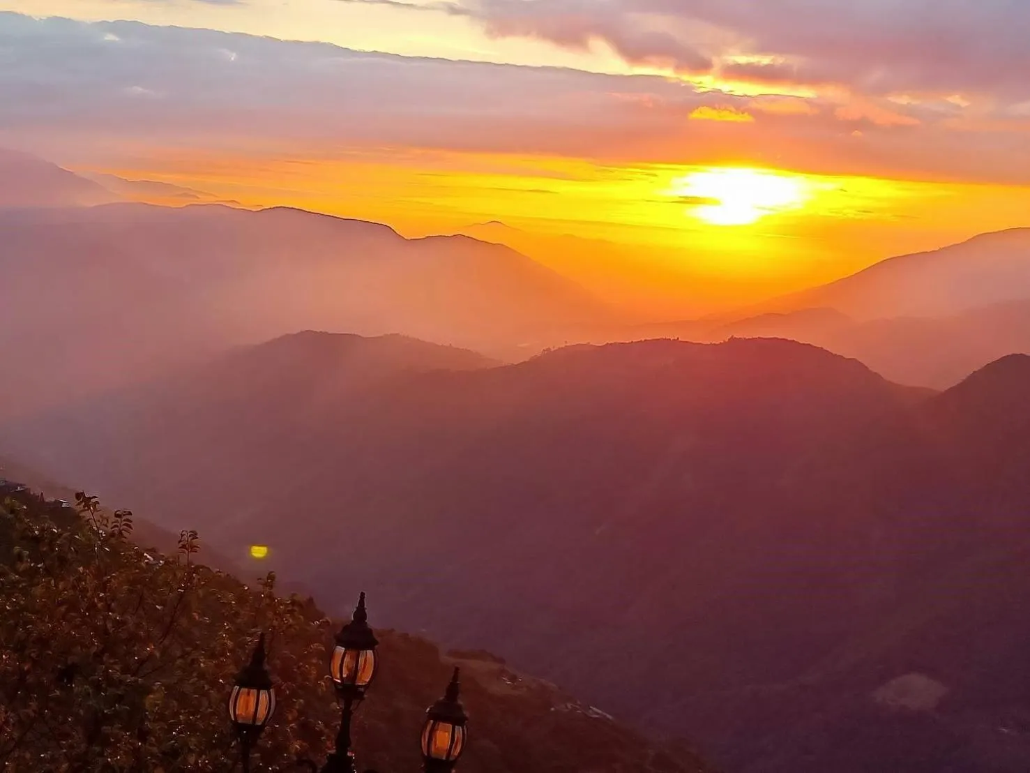 Sunset in Bokelai B&B