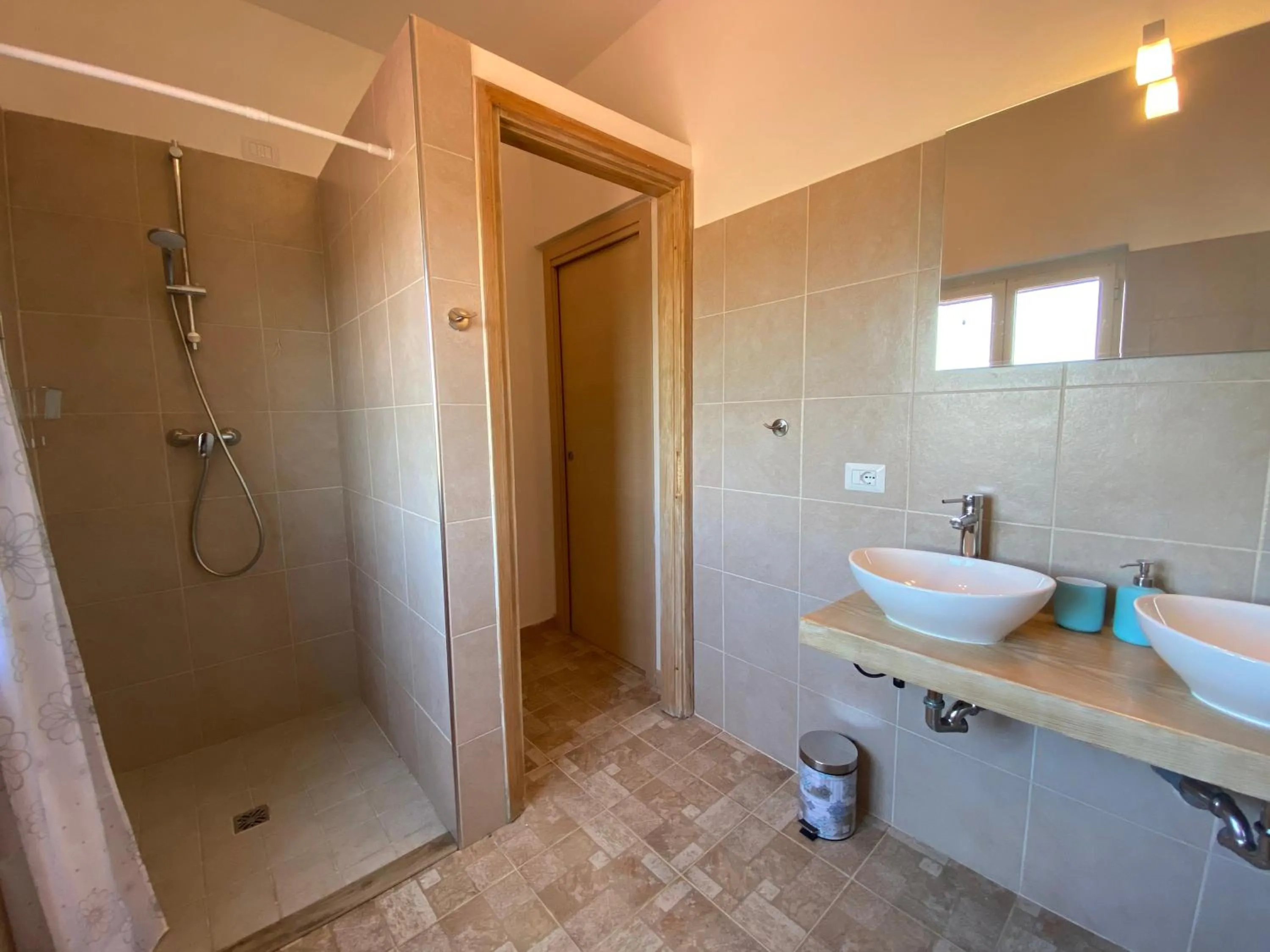 Shower in Casa Cologna Appartementen