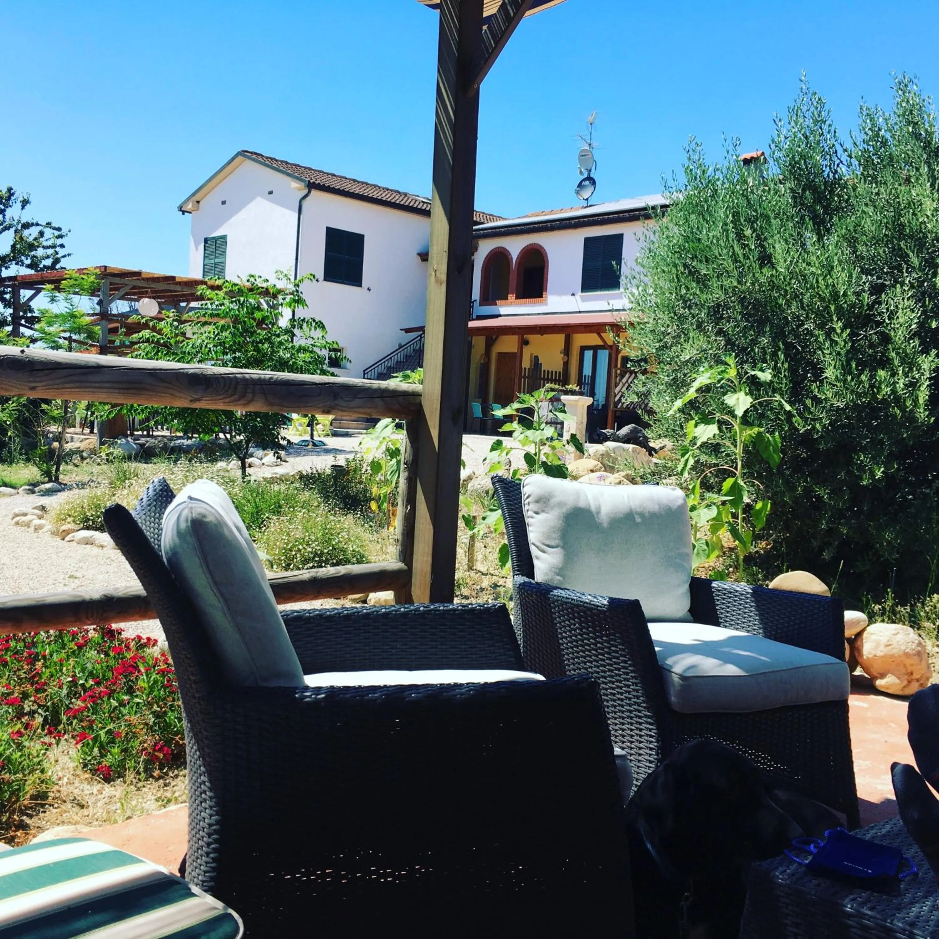 Garden in Casa Cologna Appartementen