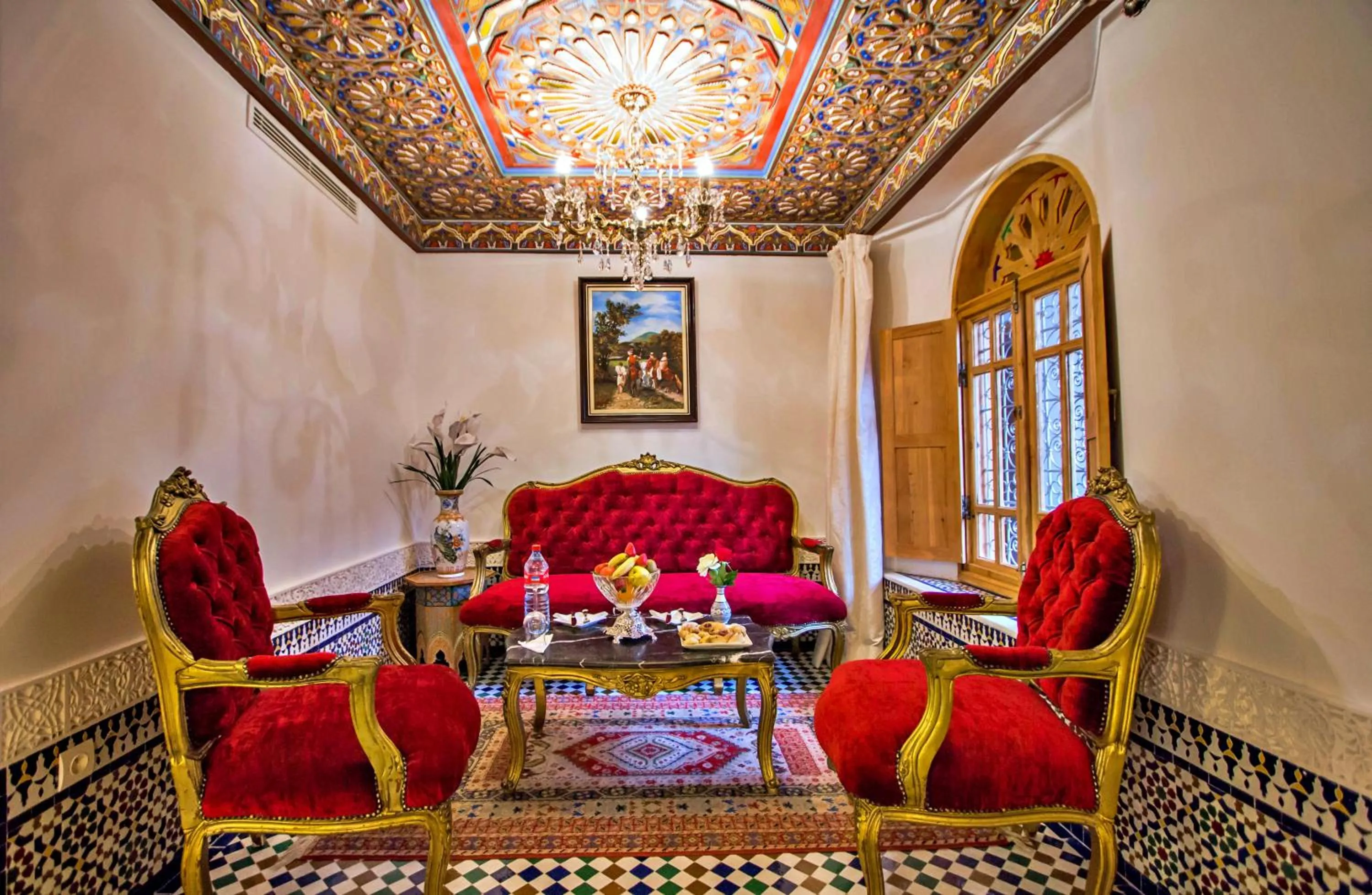 Living room in Riad Marjana suites & Spa
