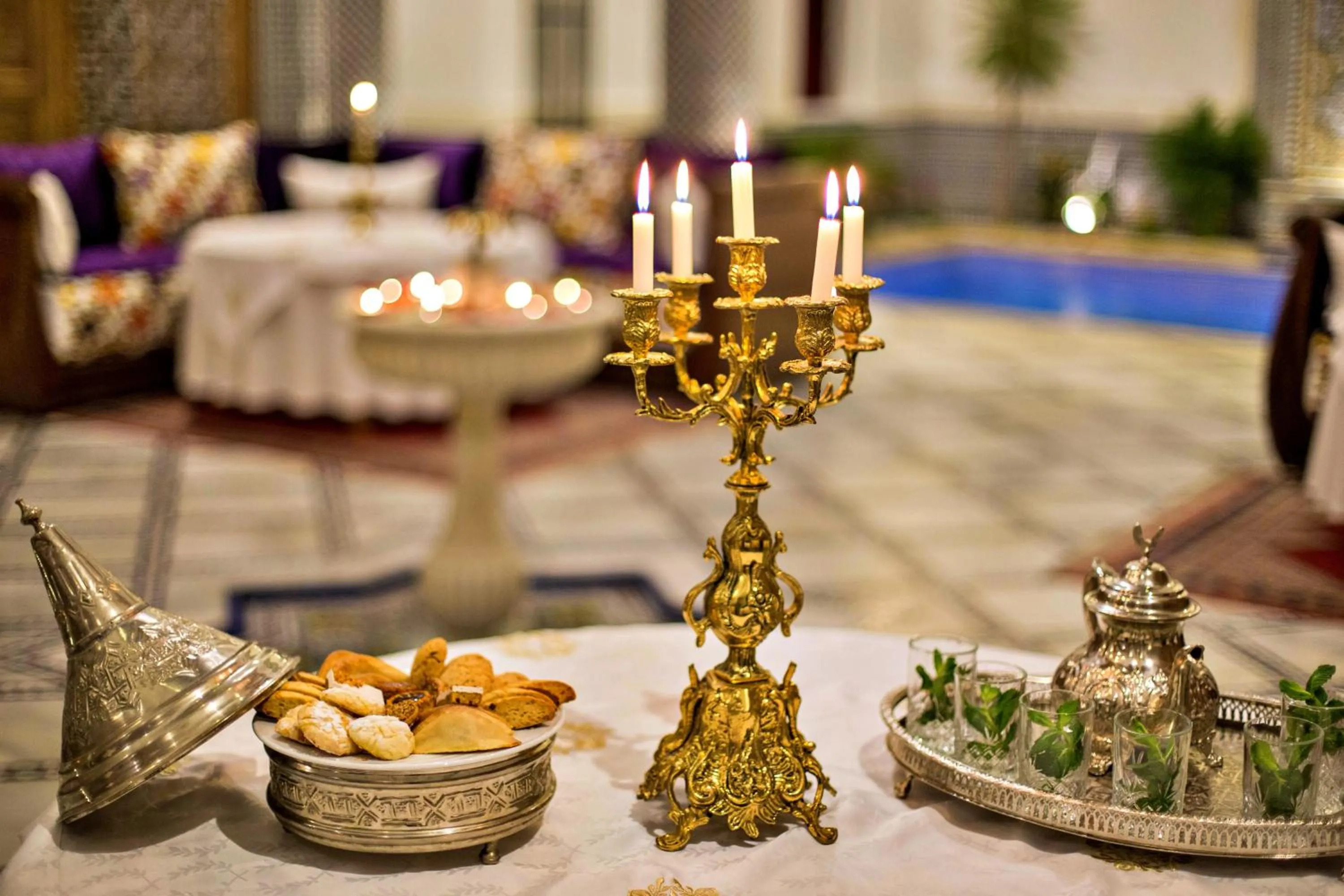 Living room in Riad Marjana suites & Spa