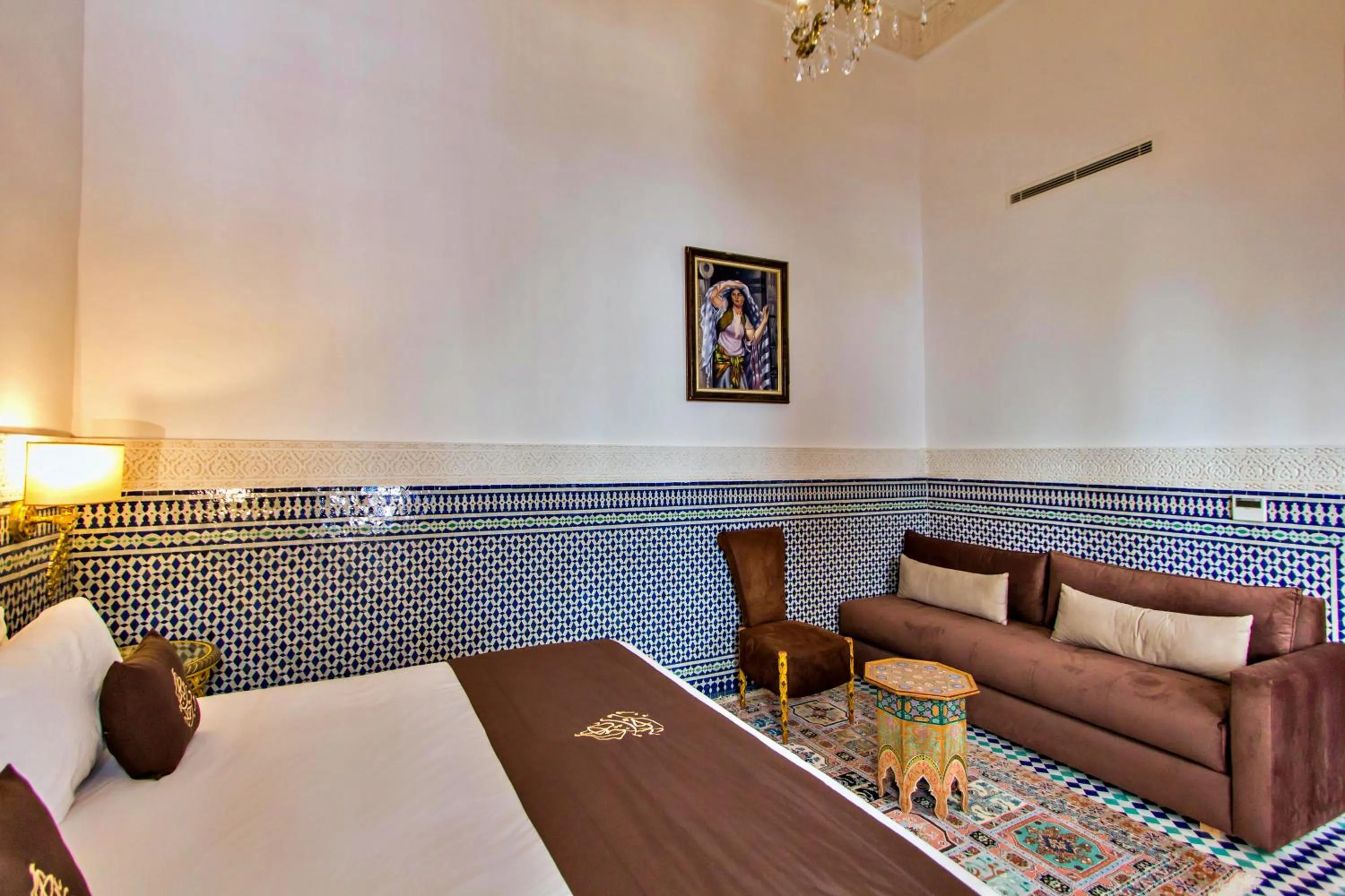 Bed in Riad Marjana suites & Spa
