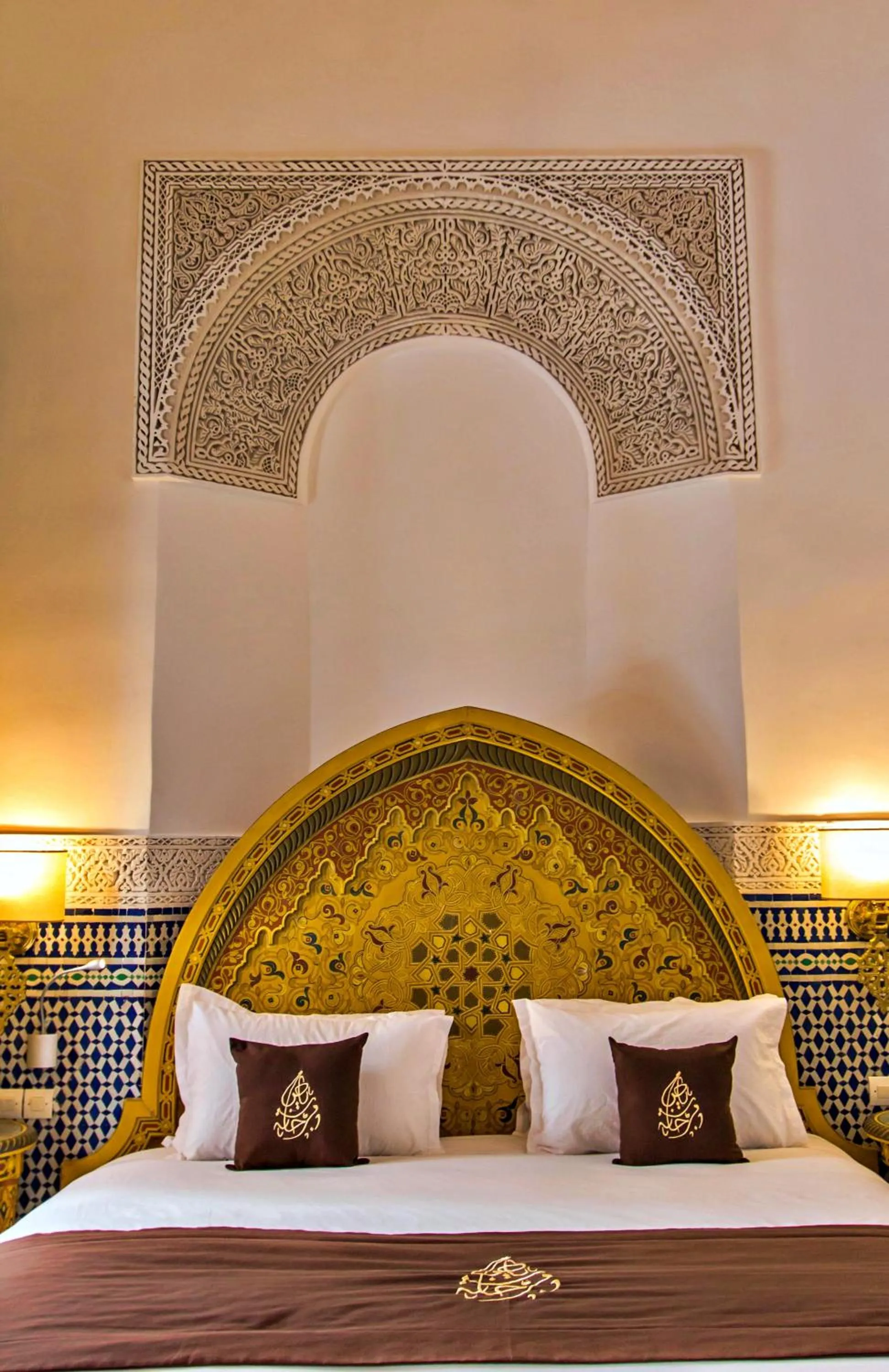 Bed in Riad Marjana suites & Spa