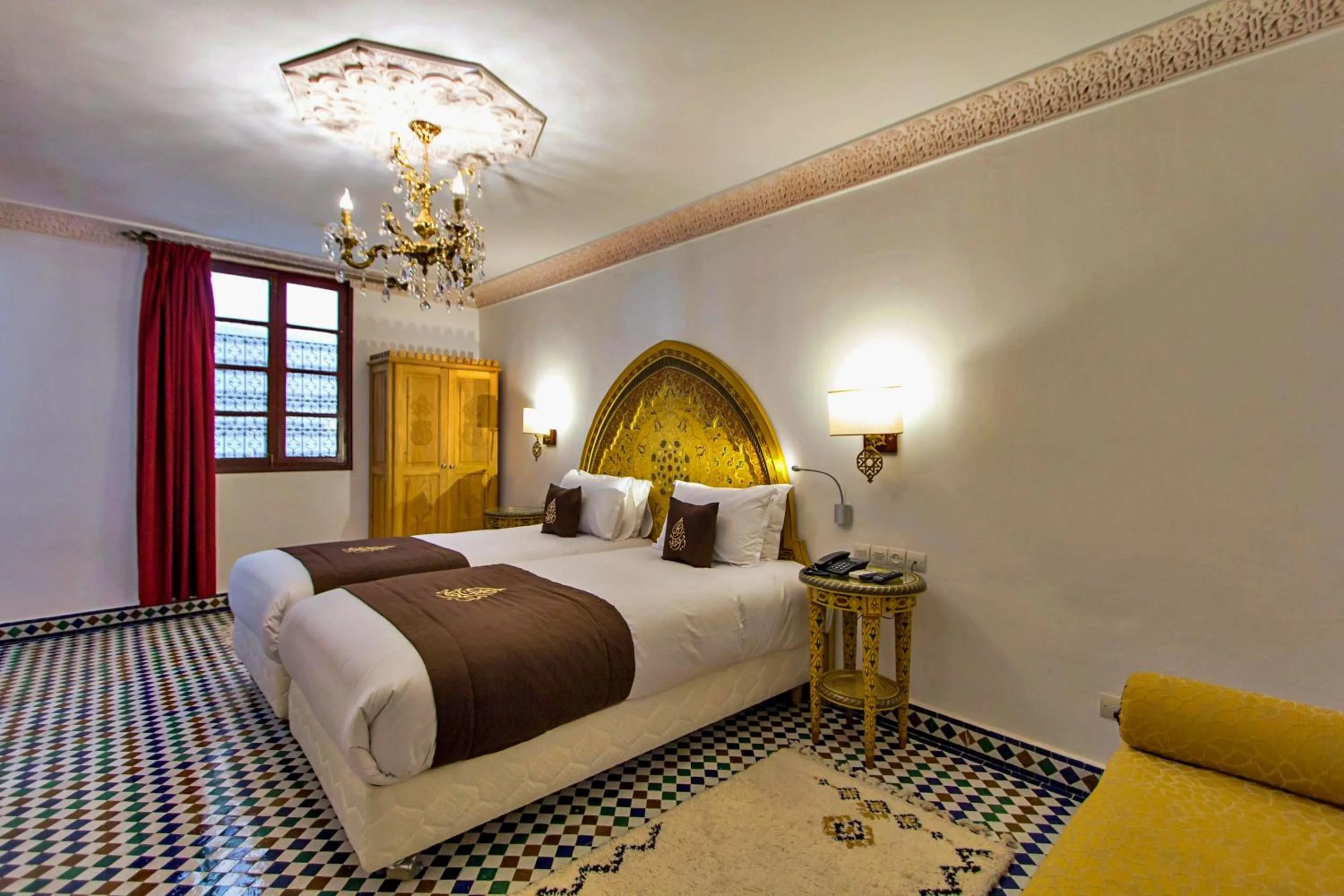 Bed in Riad Marjana suites & Spa