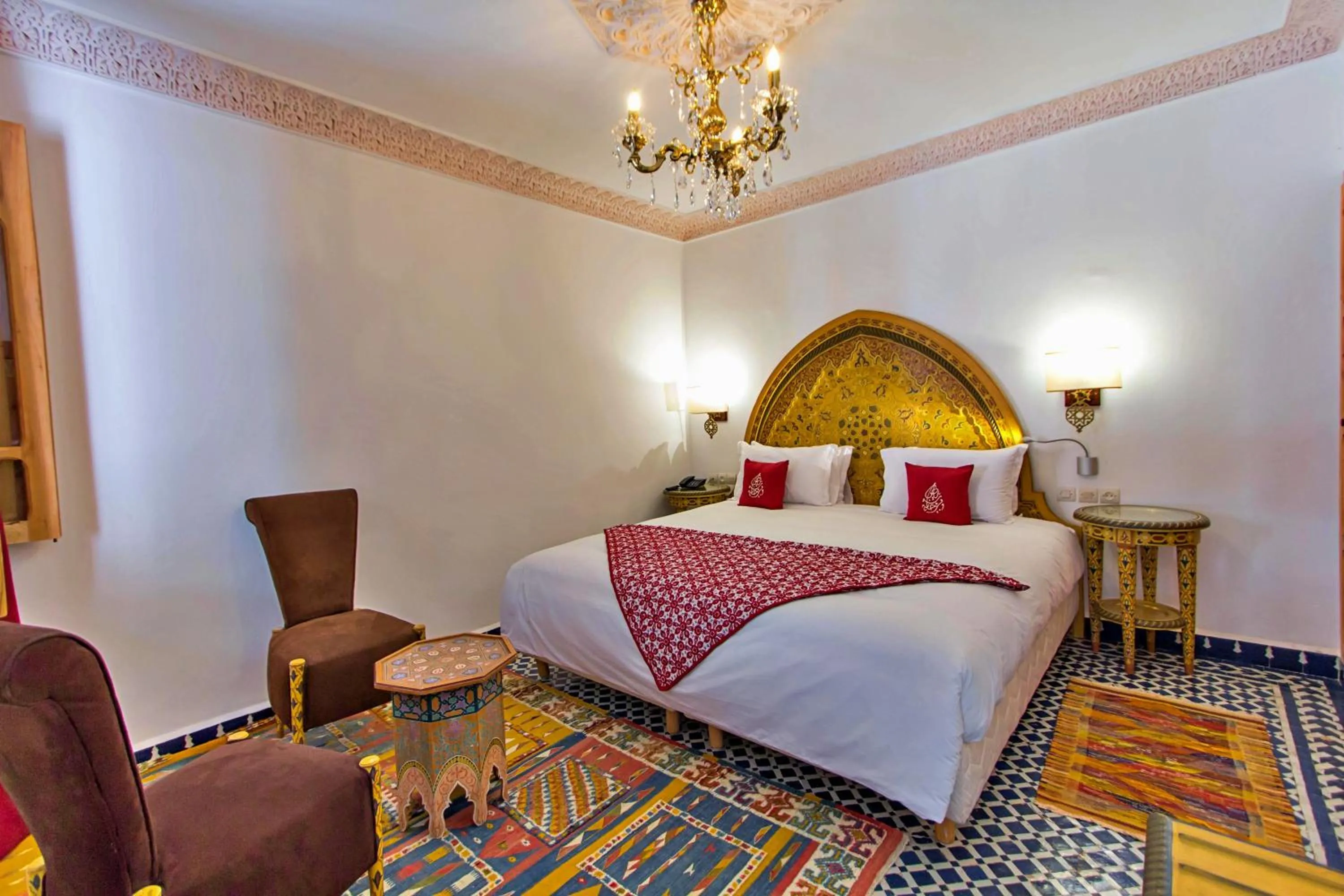 Bed in Riad Marjana suites & Spa