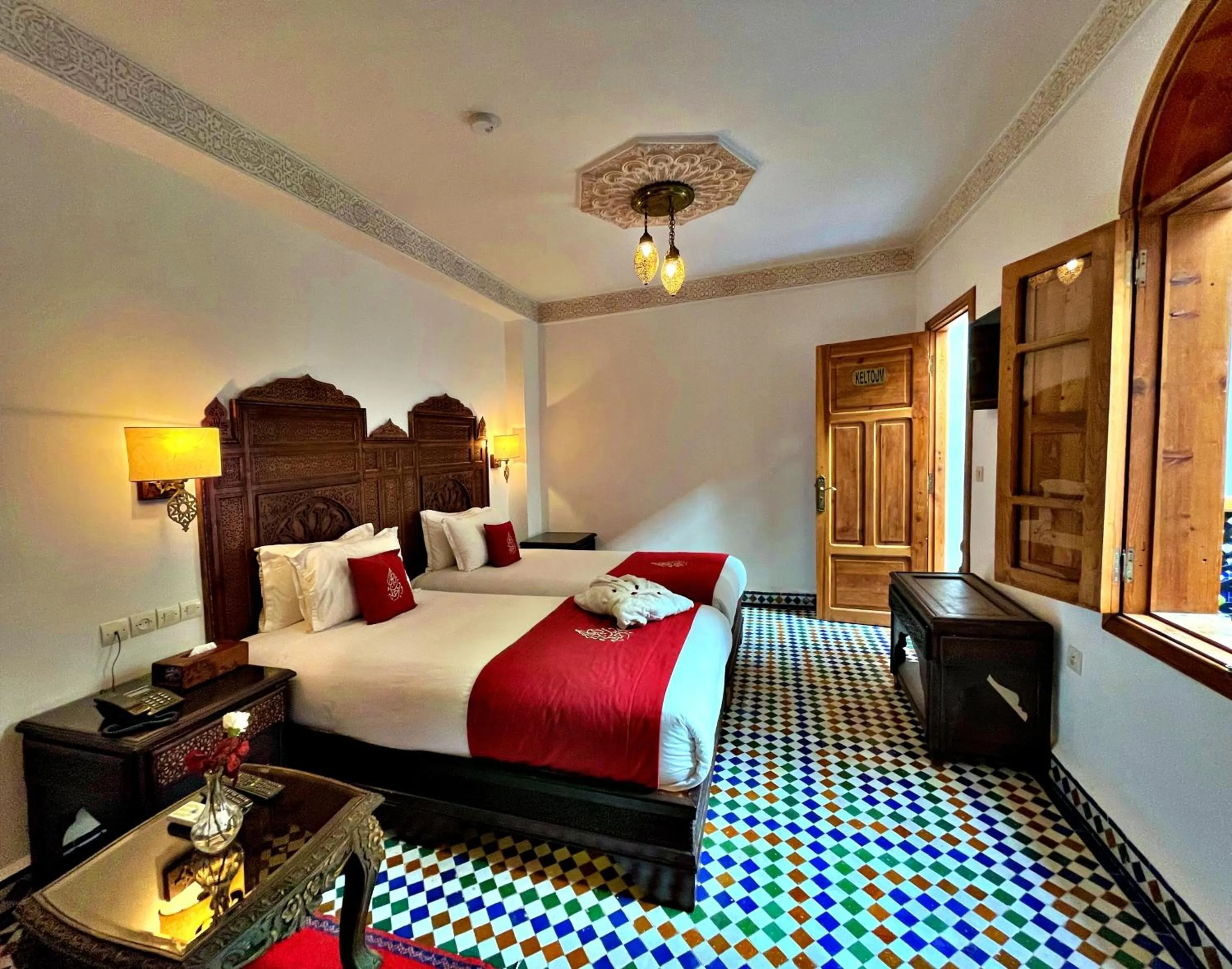 Bed in Riad Marjana suites & Spa