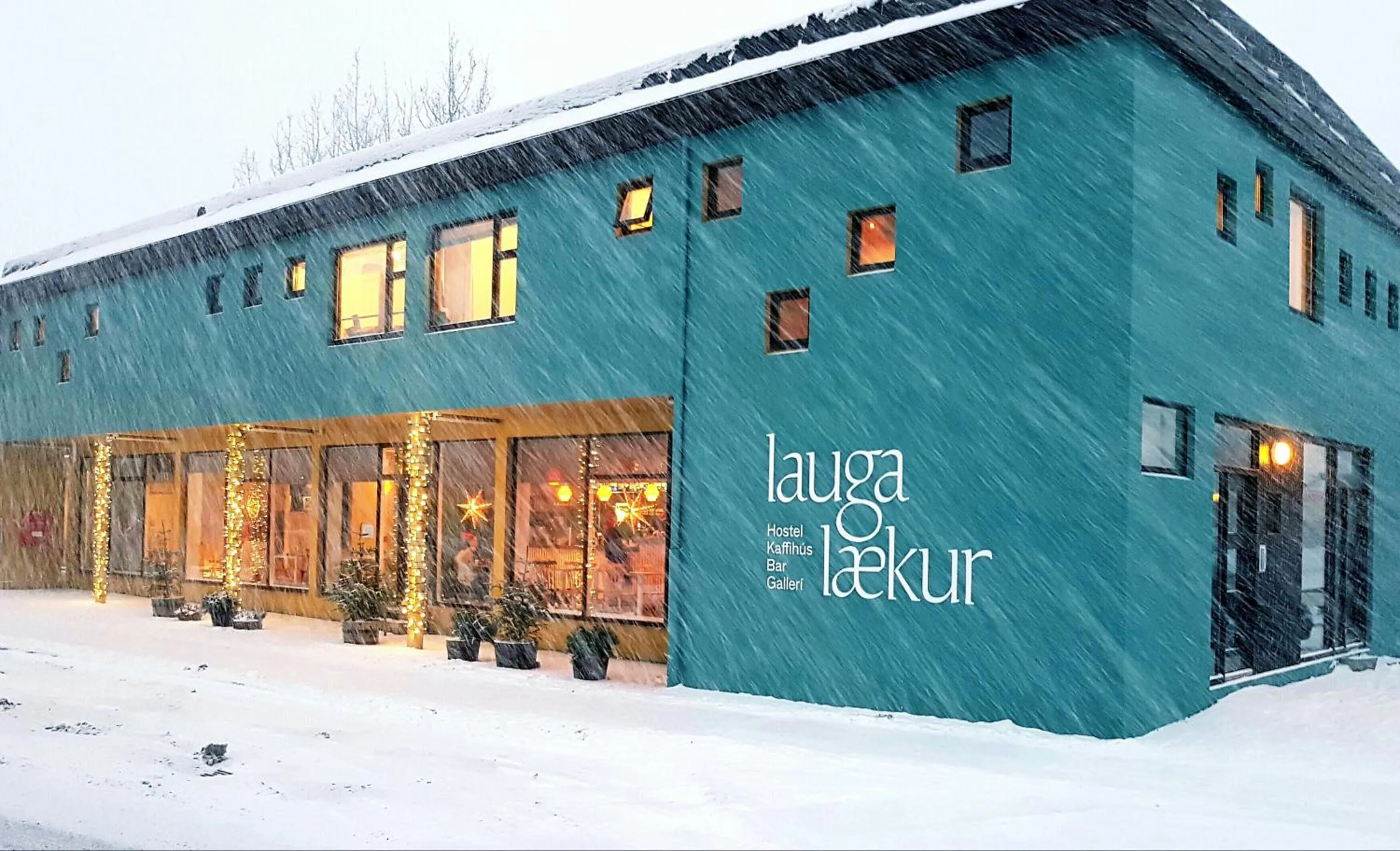 Restaurant/places to eat in Lækur Guesthouse