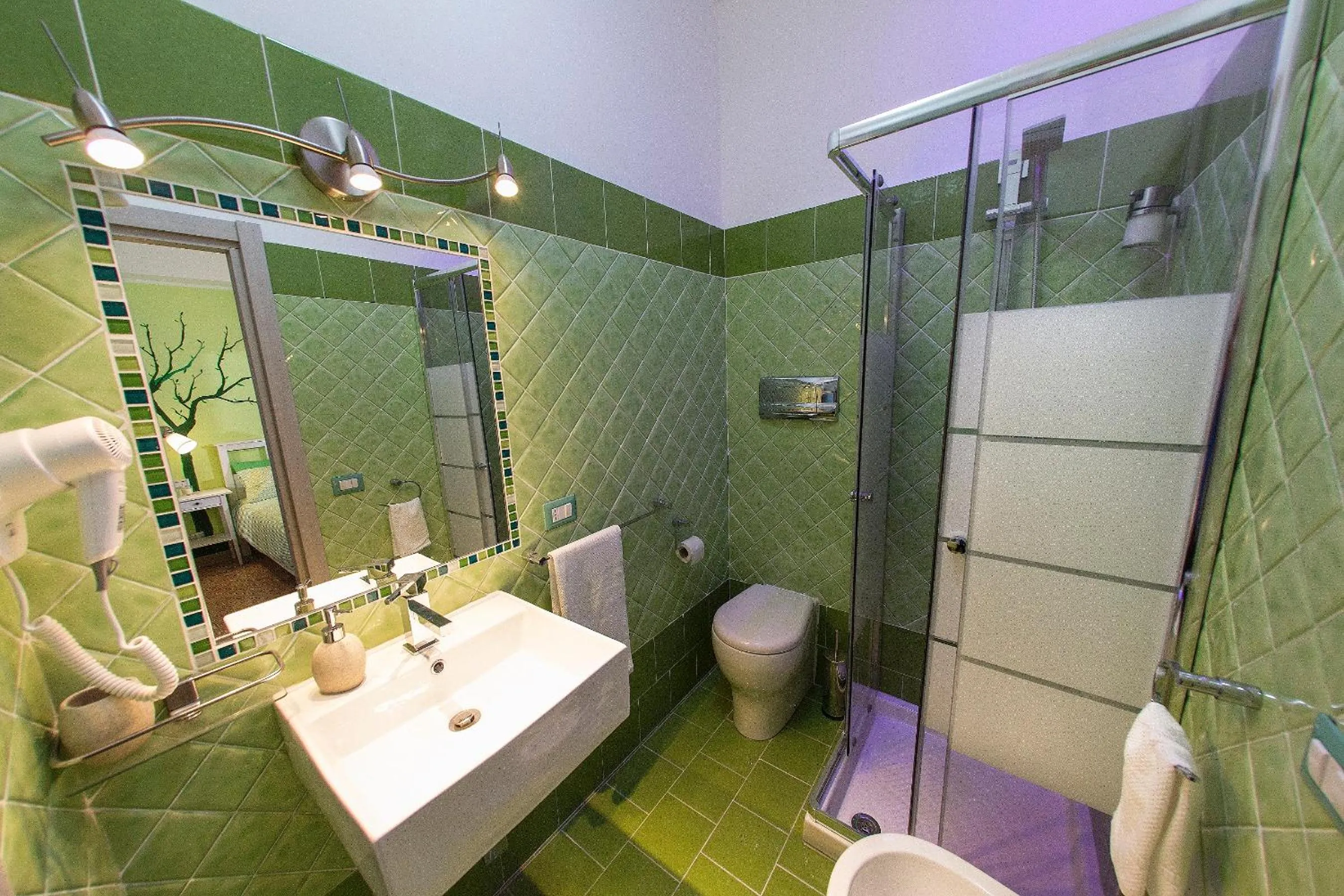 Bathroom in B&B Caronte Messina