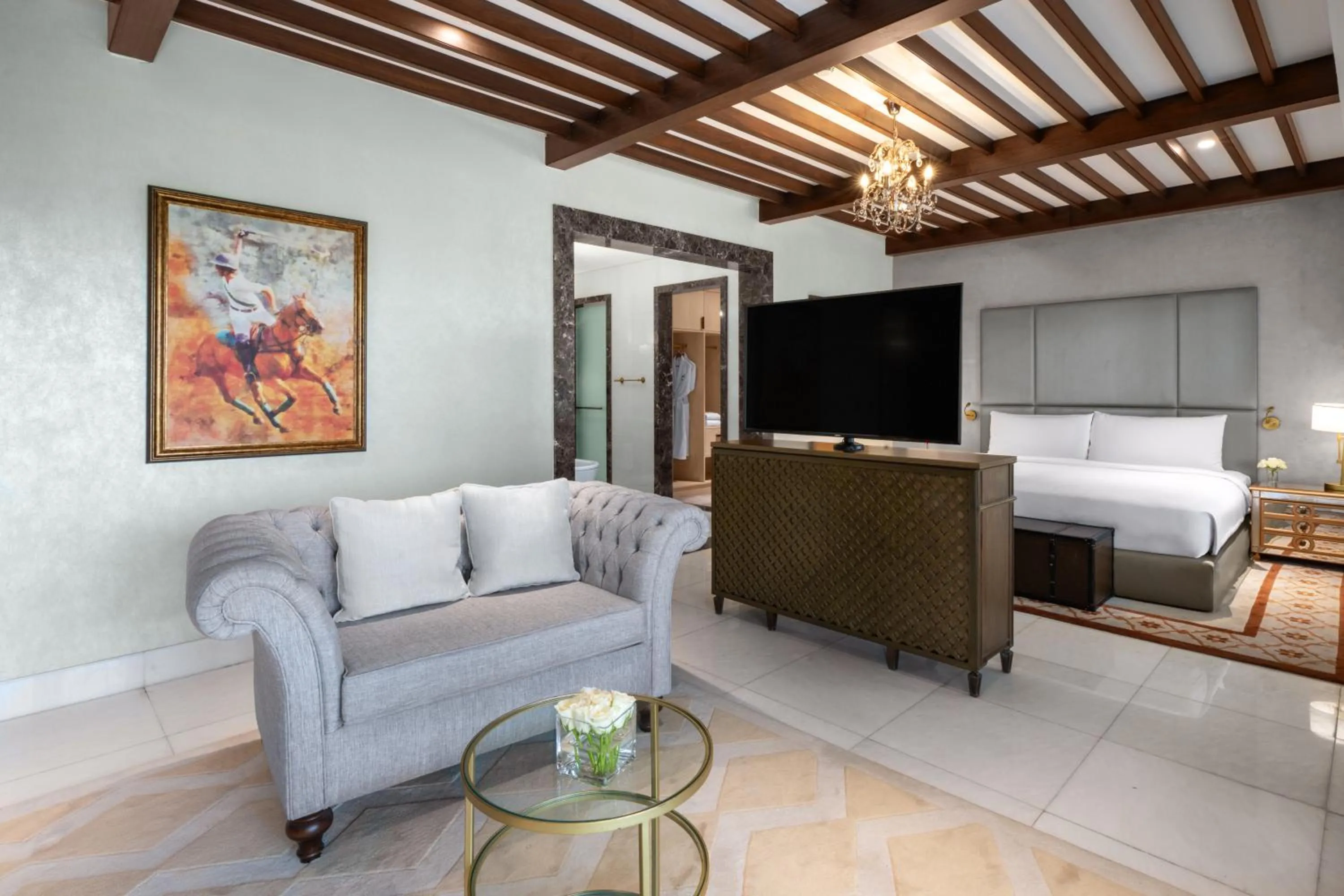 Bedroom in Al Habtoor Polo Resort