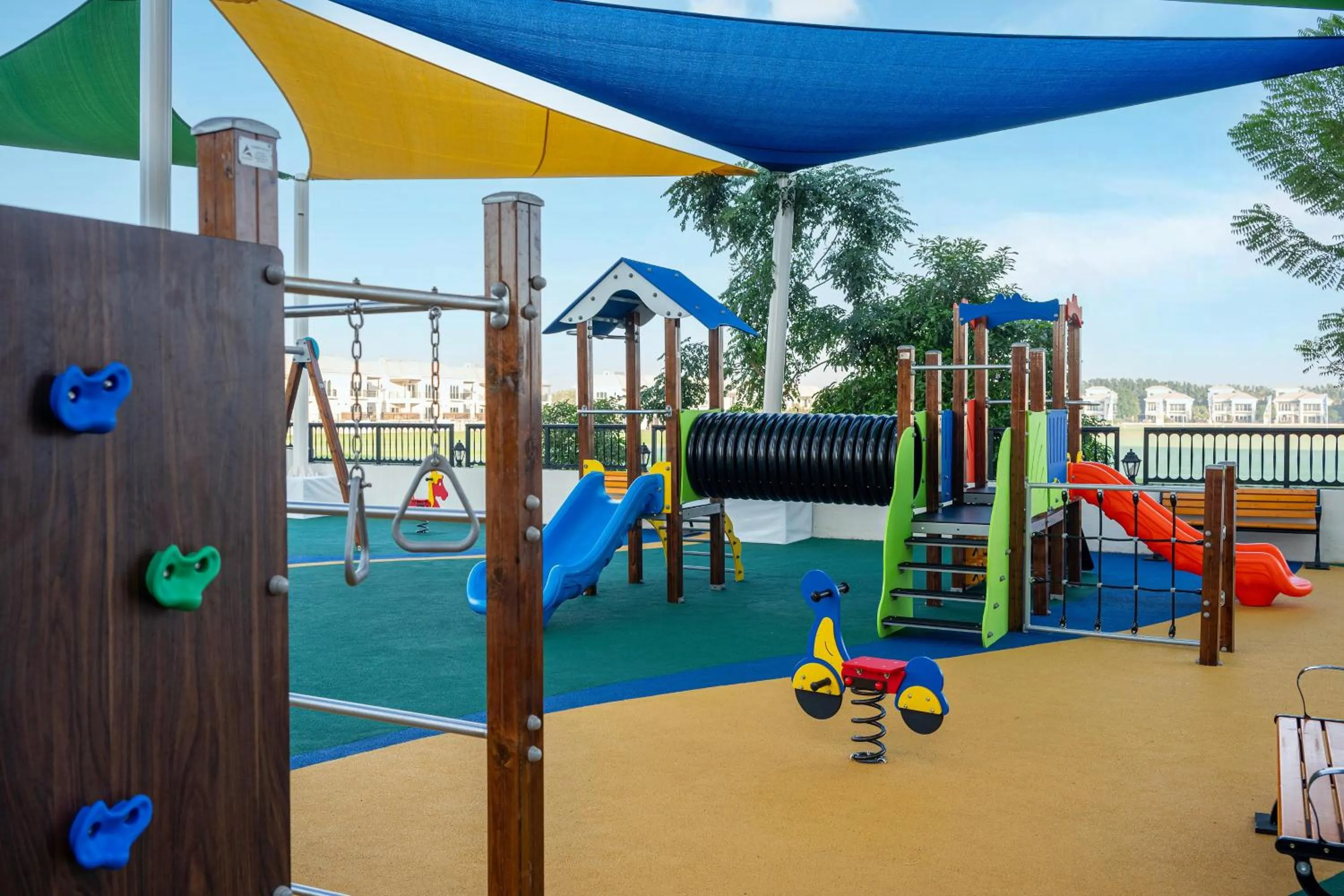 Children play ground in Al Habtoor Polo Resort