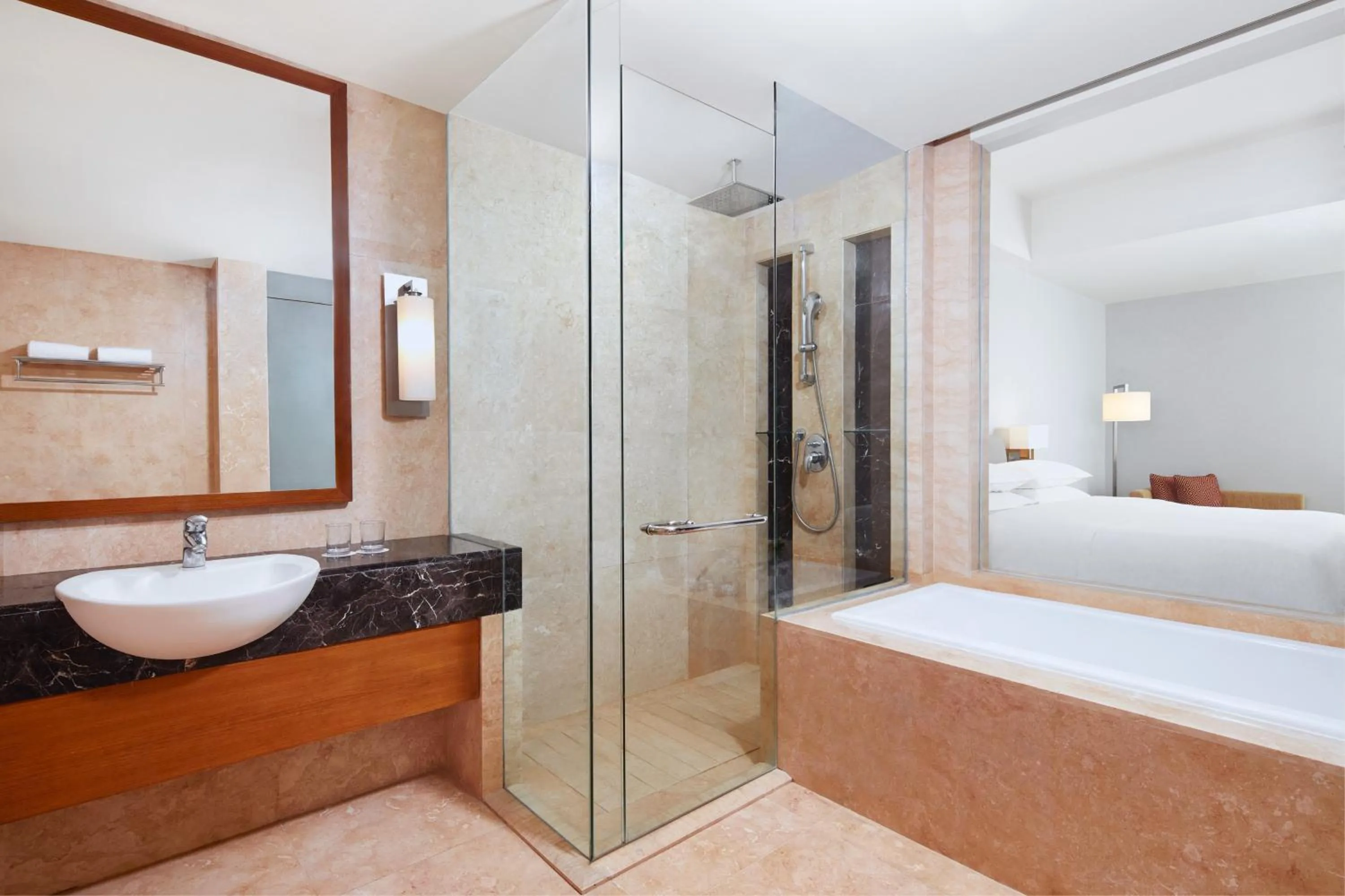 Bathroom, Bed in Four Points by Sheraton Manado