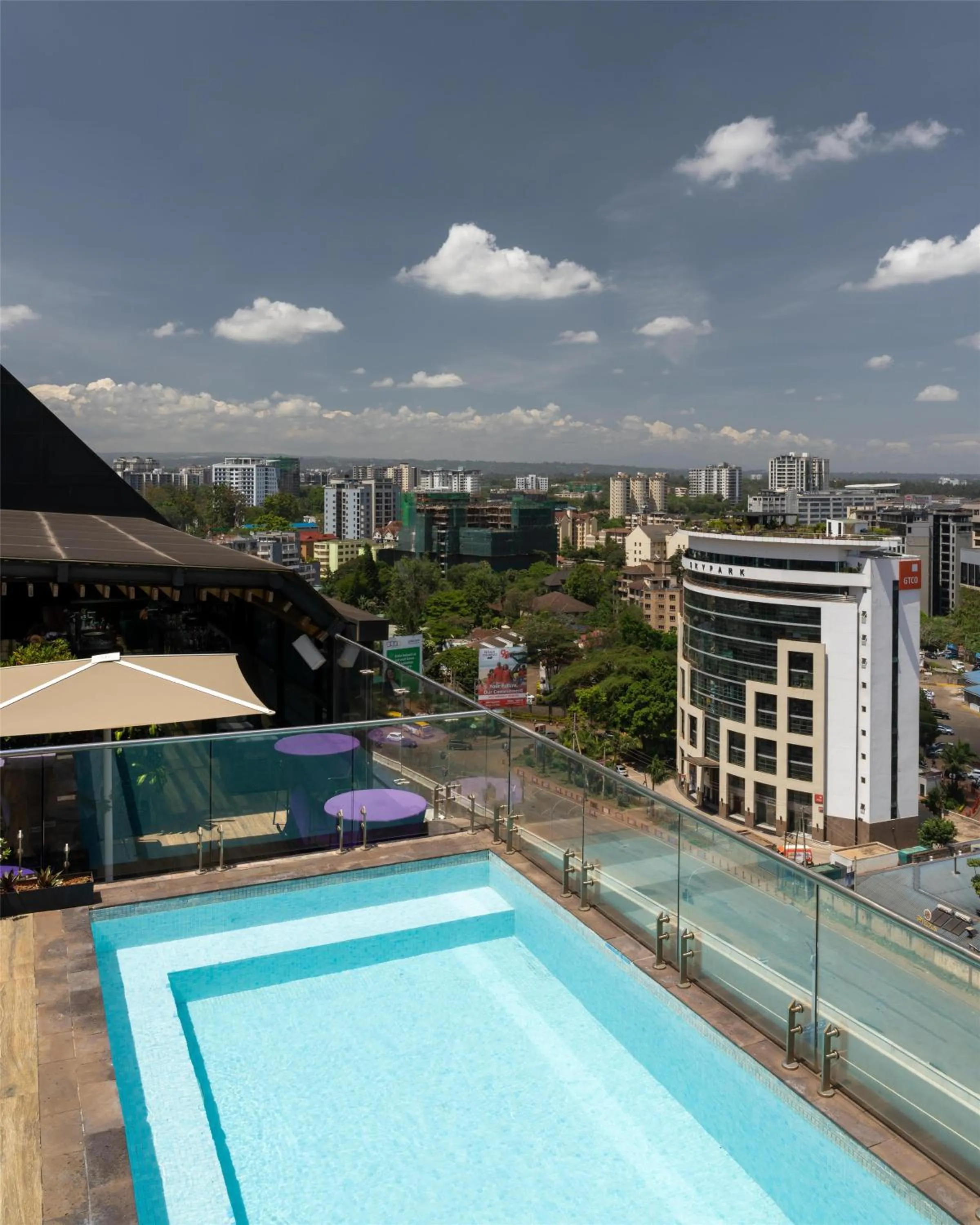 Pool view in Park Inn by Radisson, Nairobi Westlands