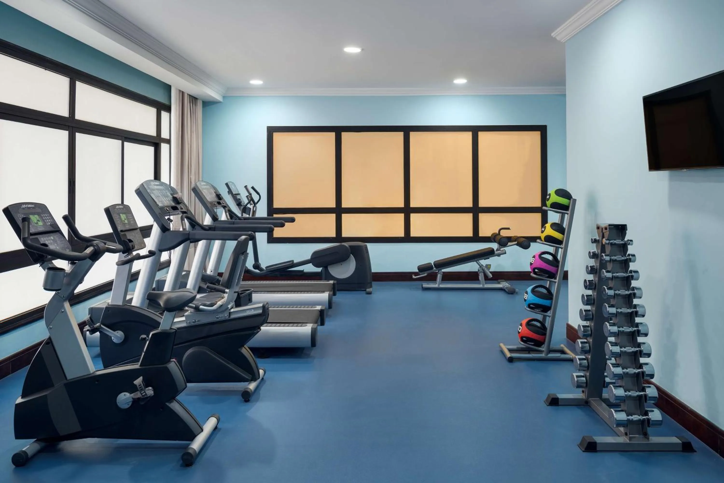 Fitness centre/facilities in Park Inn by Radisson Makkah Al Naseem