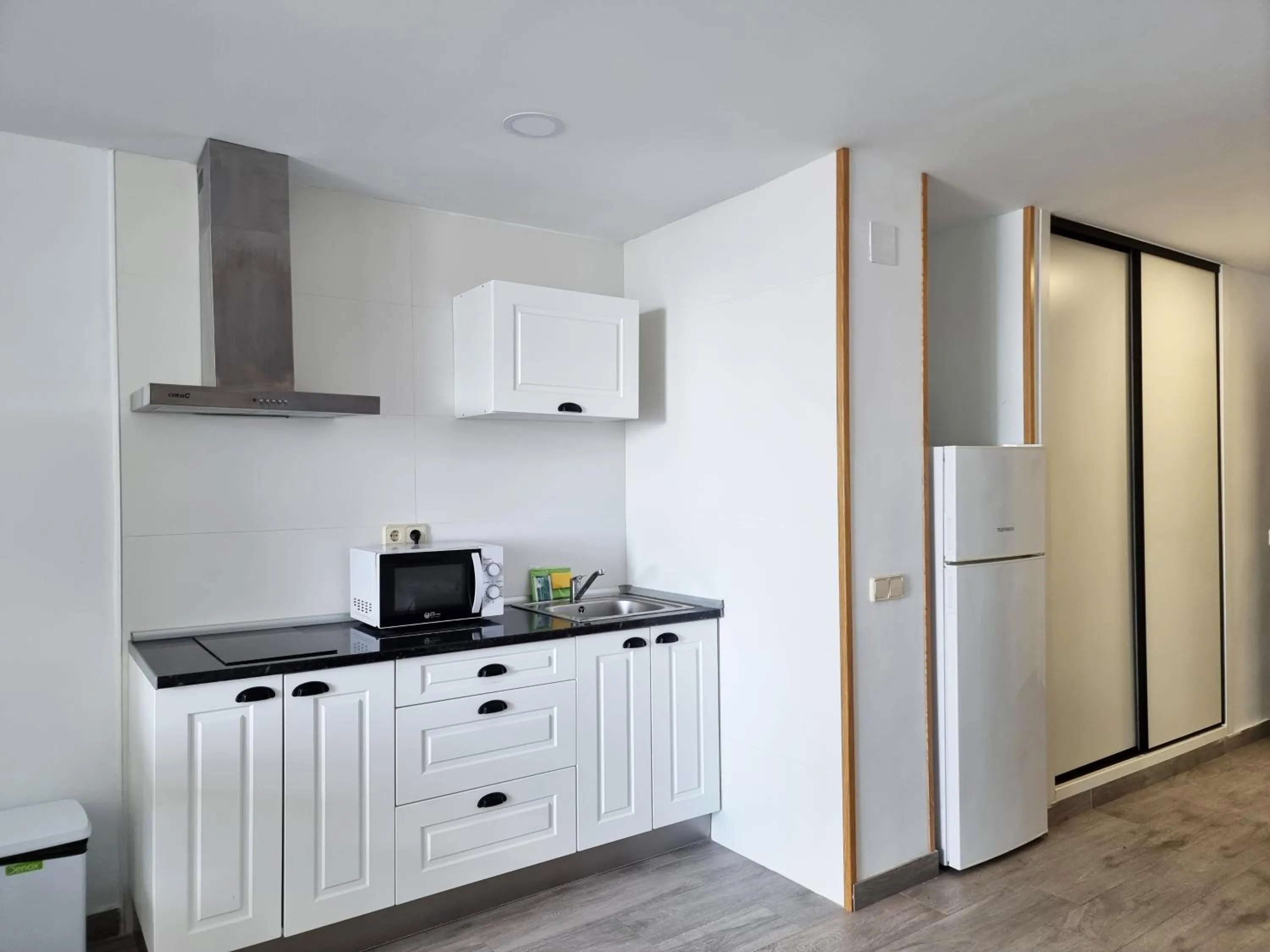 Kitchen or kitchenette in Apartamentos Eurhostal 3000