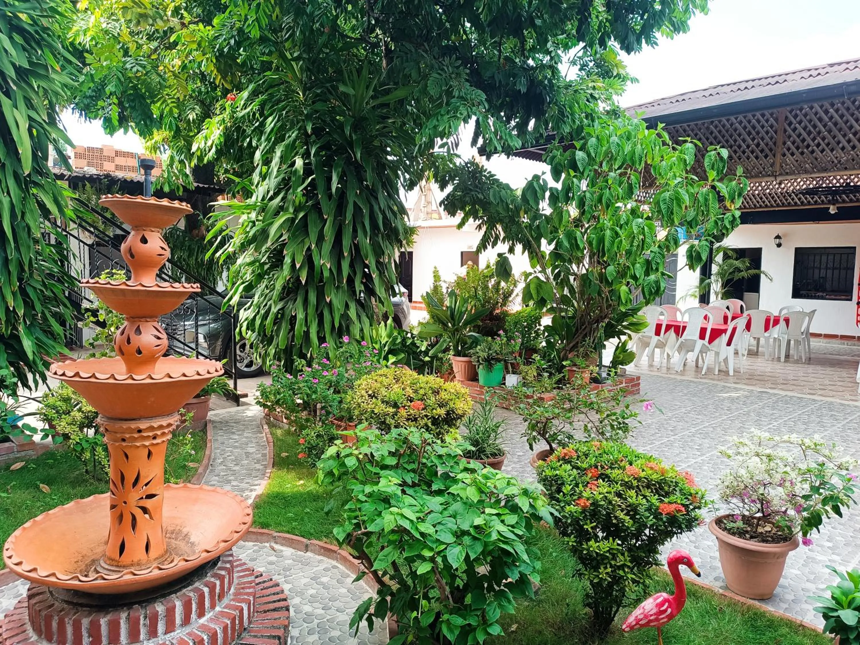 Garden in Hotel Colonial Villavieja
