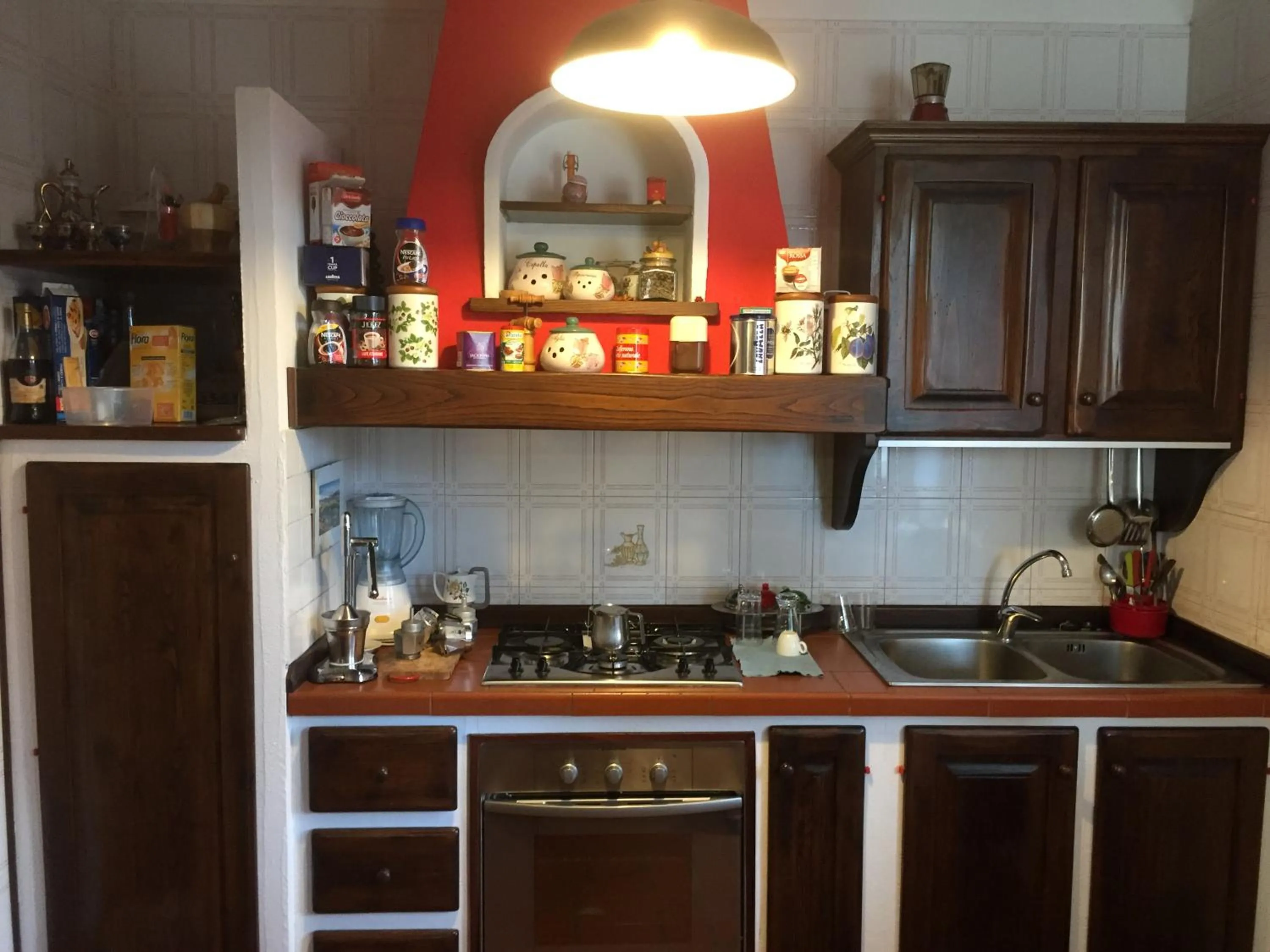 Kitchen or kitchenette in B&B Filomena