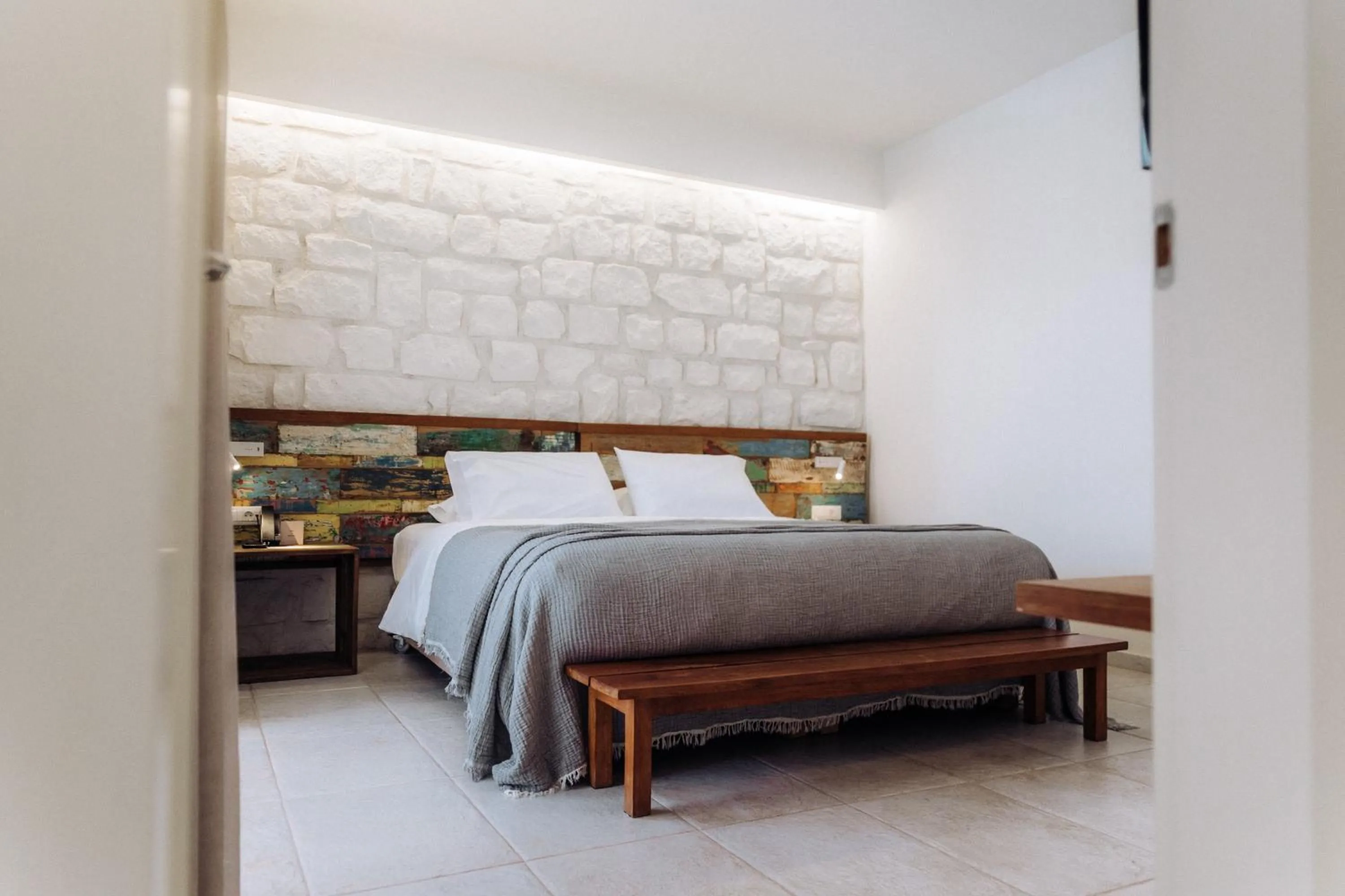 Bed in Ostria Resort & Spa