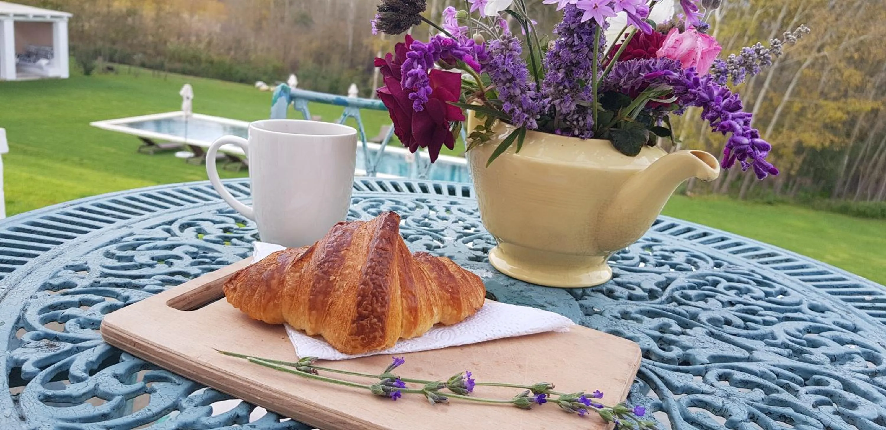Garden in La Cotte Forest Cottages