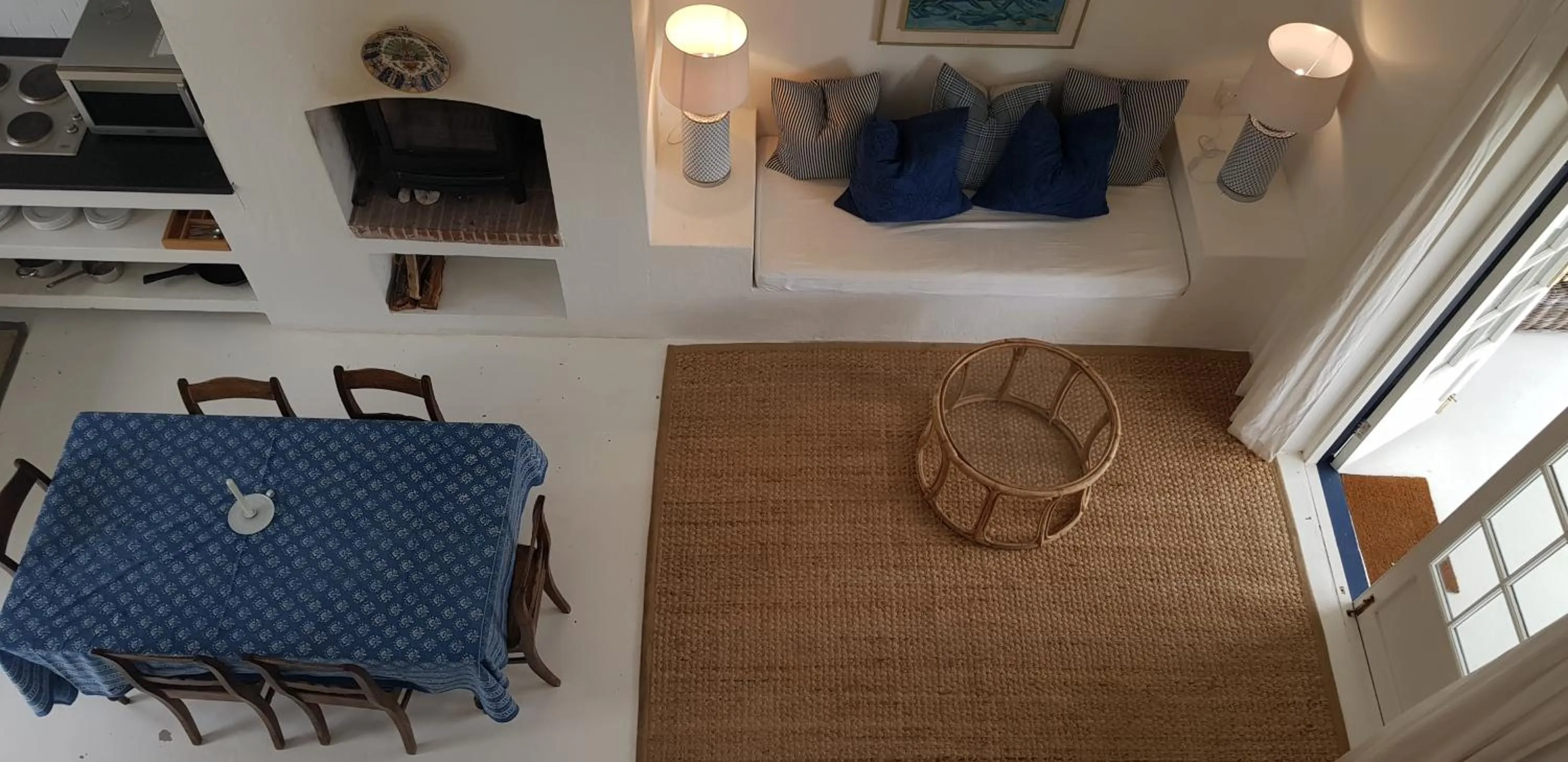 Dining area in La Cotte Forest Cottages