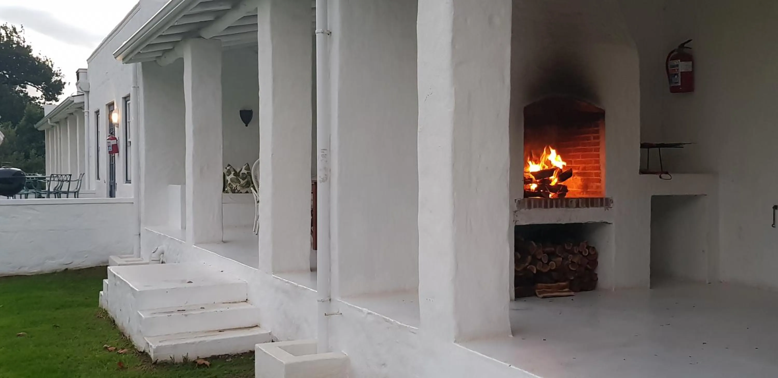 BBQ facilities in La Cotte Forest Cottages