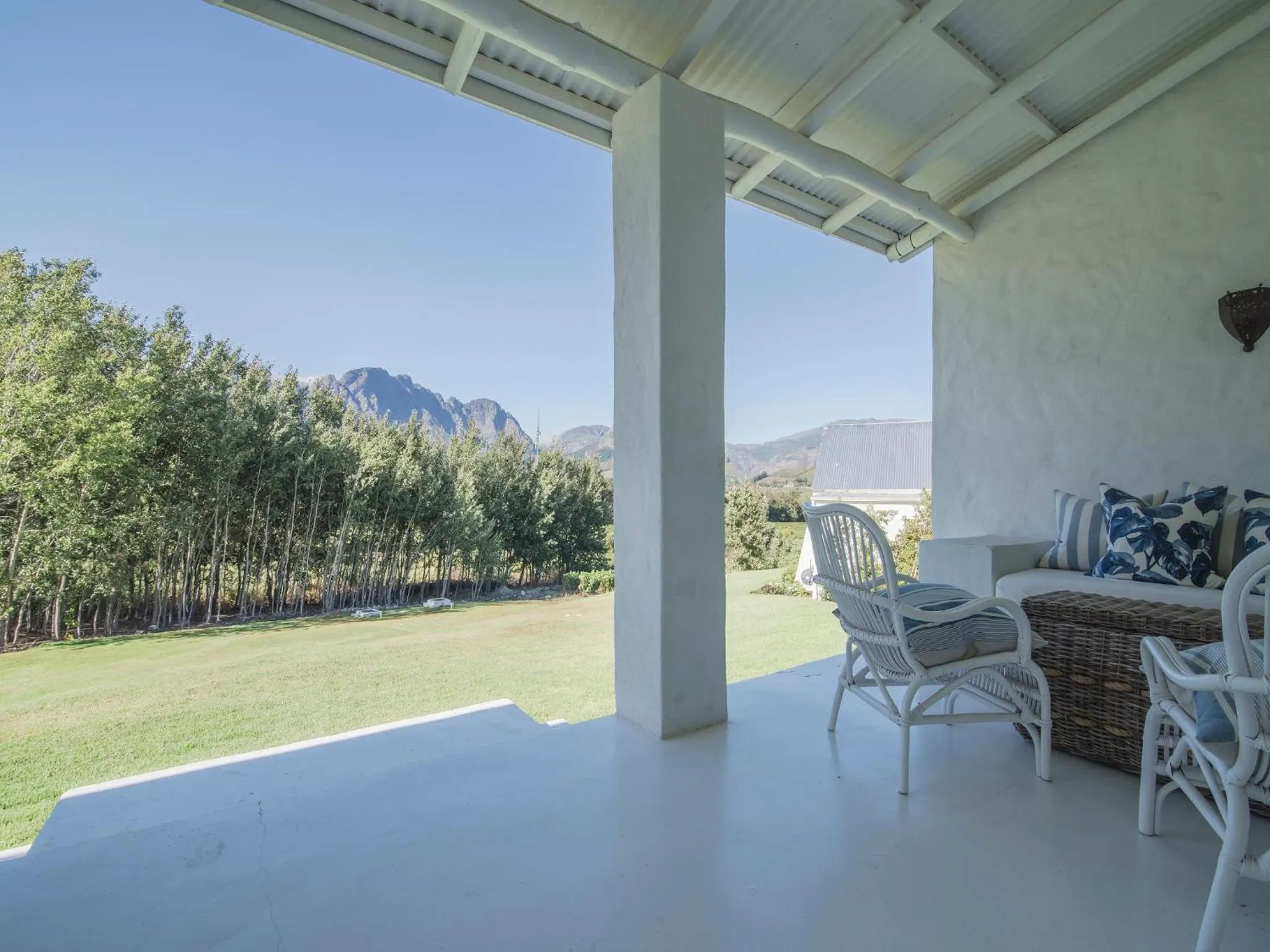 BBQ facilities in La Cotte Forest Cottages