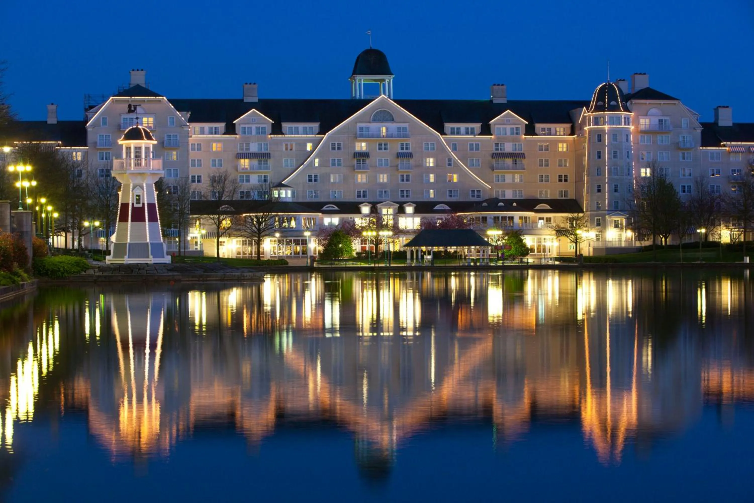 Property building in Disney Newport Bay Club