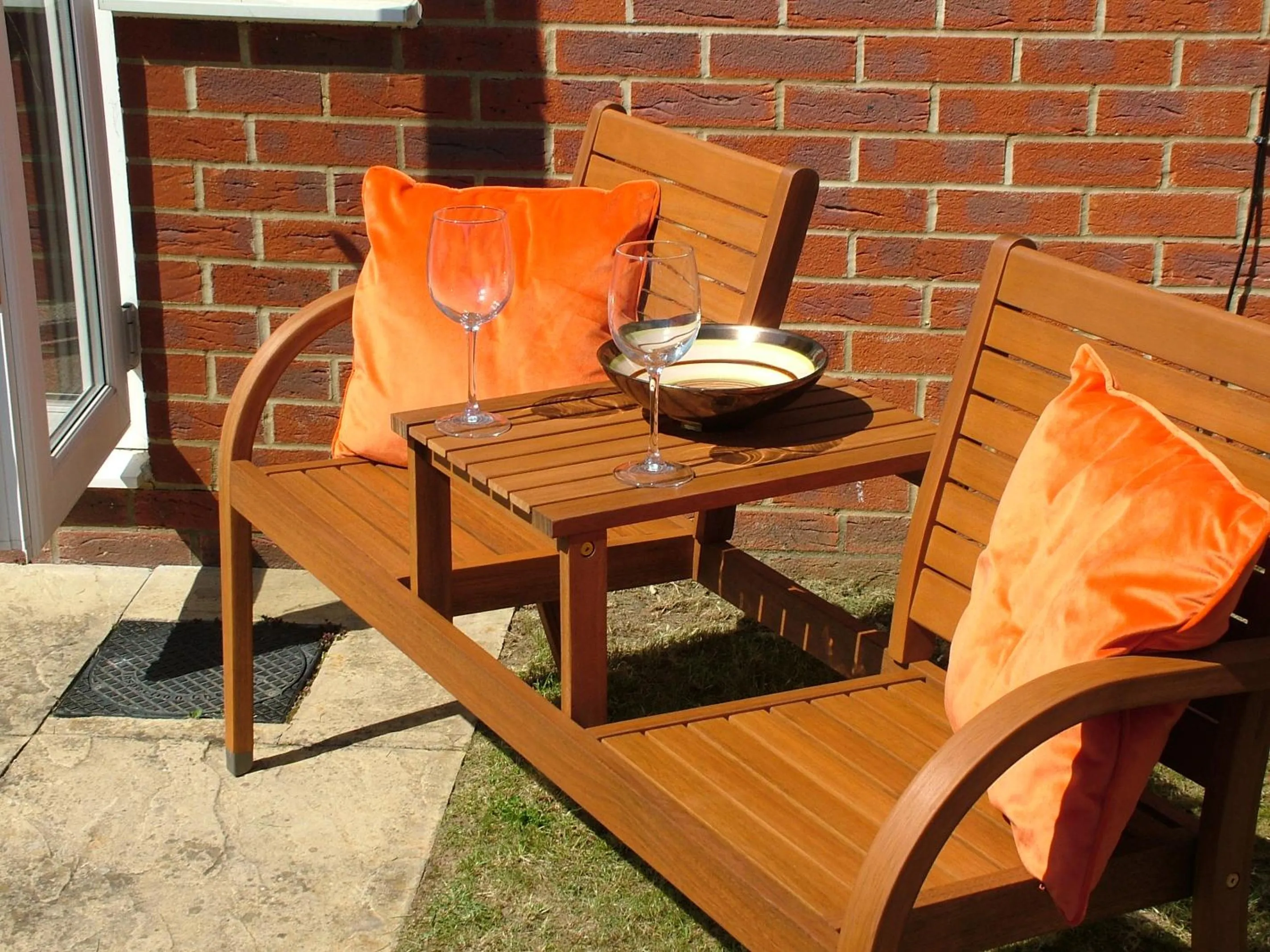 Patio in Thistle Cottage