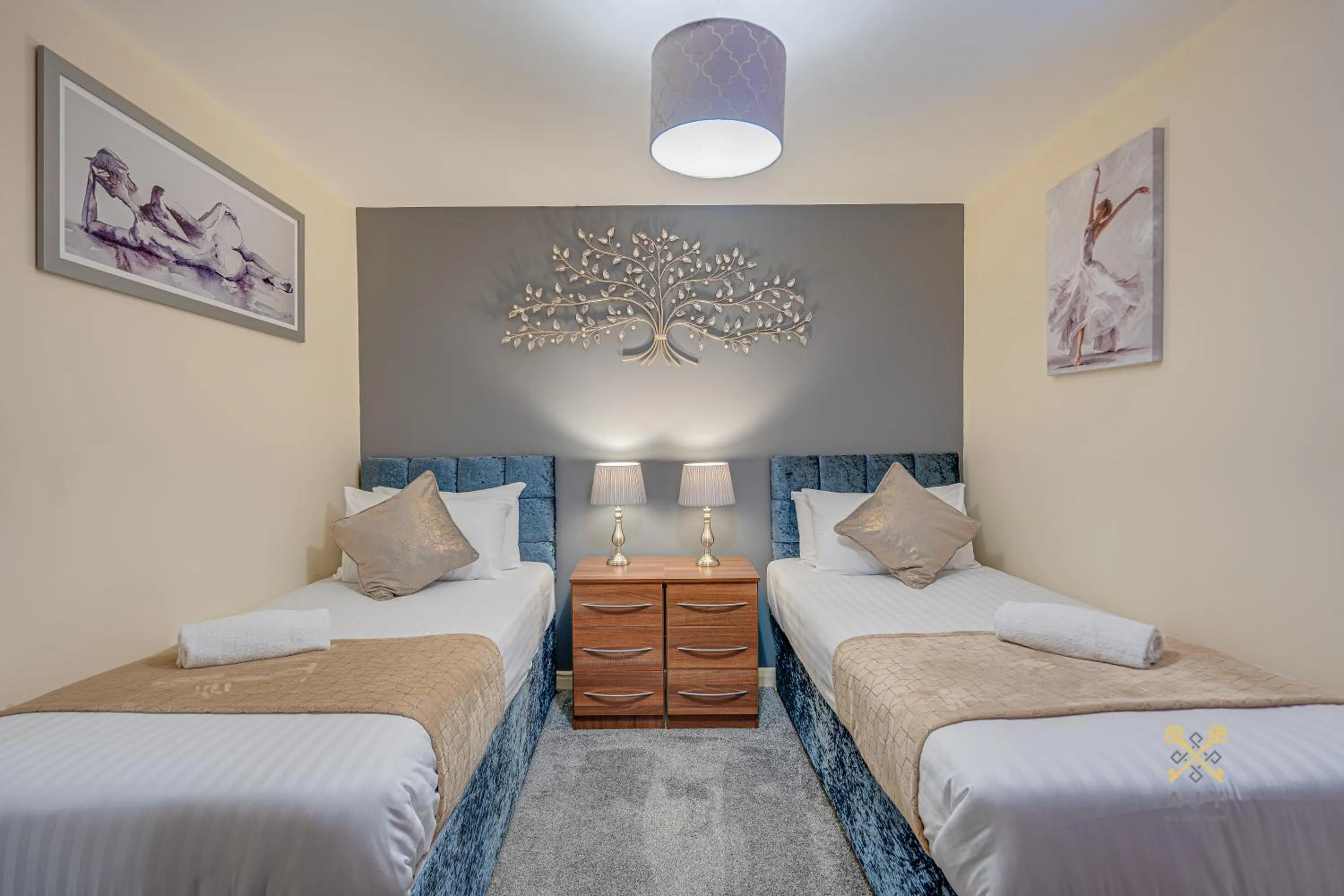 Bed in Mica Point City Centre Apartment