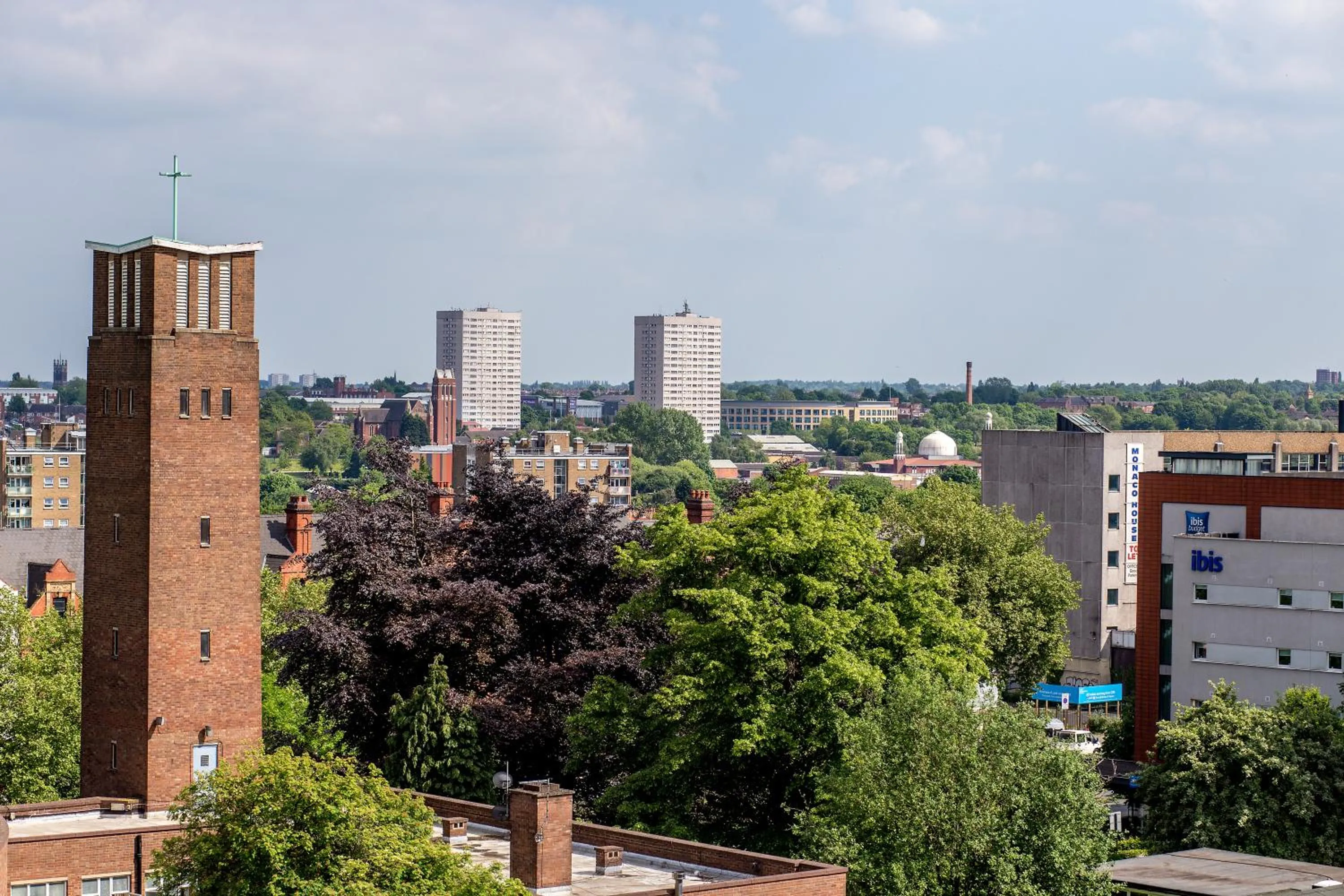 City view in Mica Point City Centre Apartment