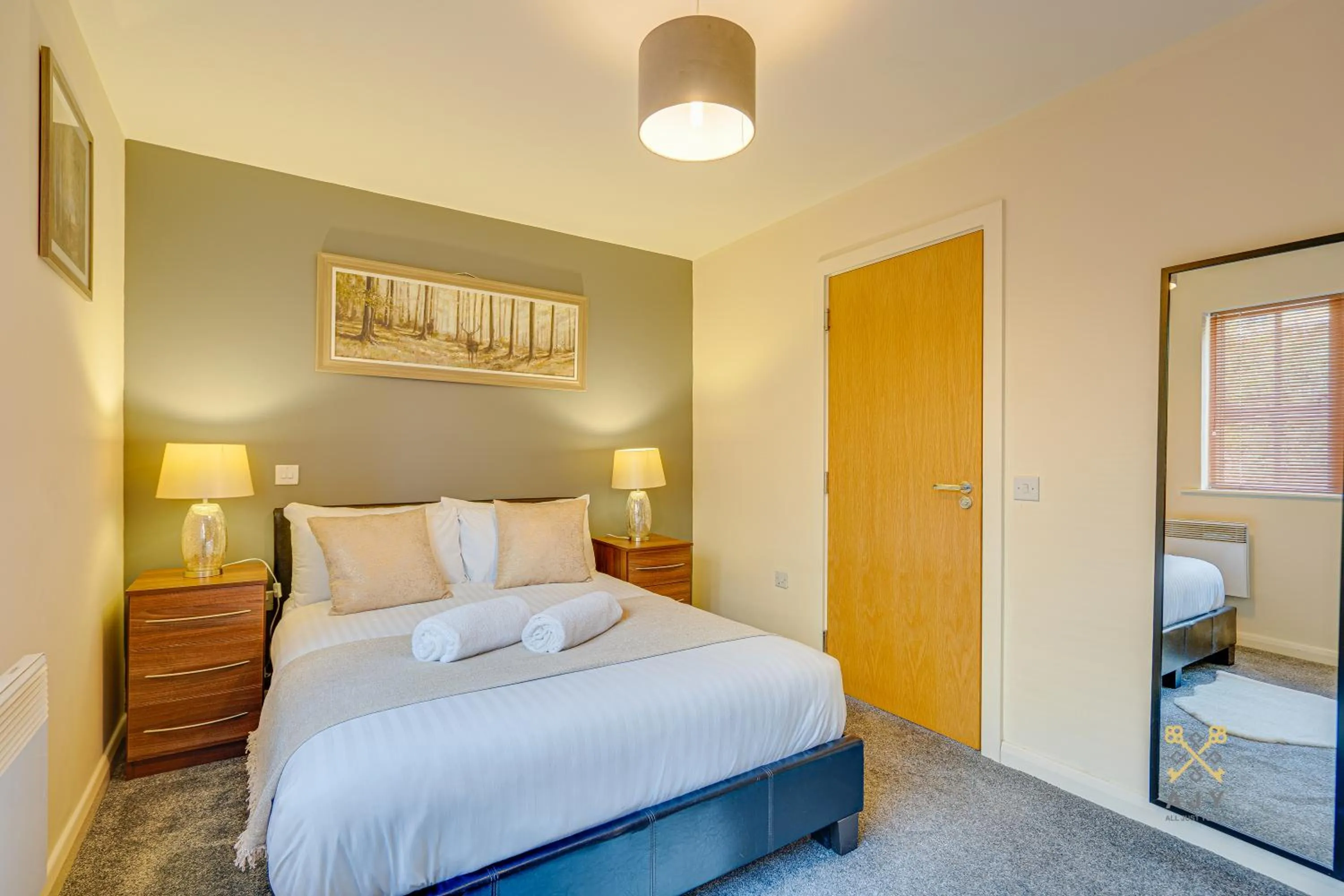 Bed in Mica Point City Centre Apartment