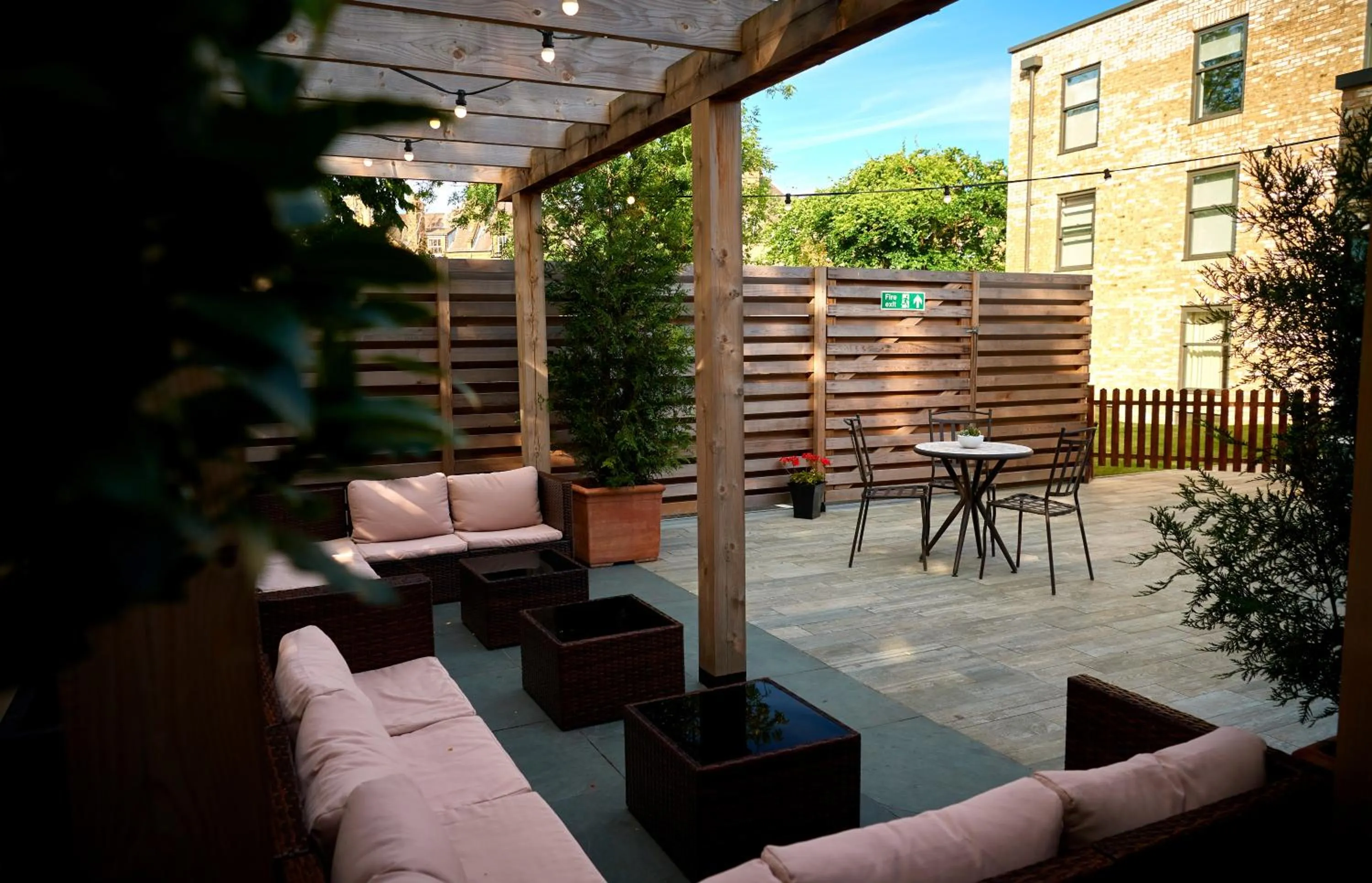 Balcony/Terrace in The Lodge Hotel - Putney