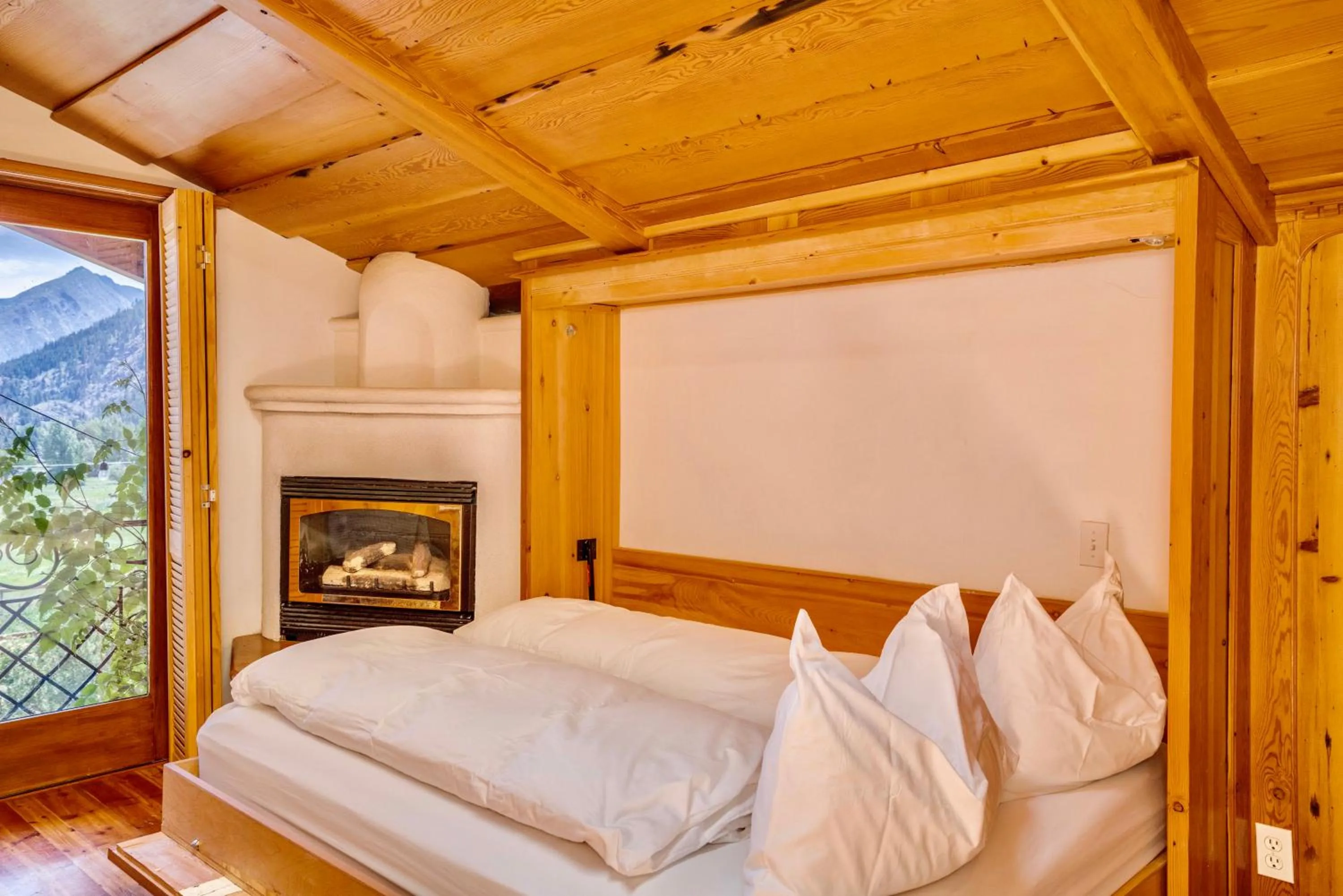 Bed in Abendblume
