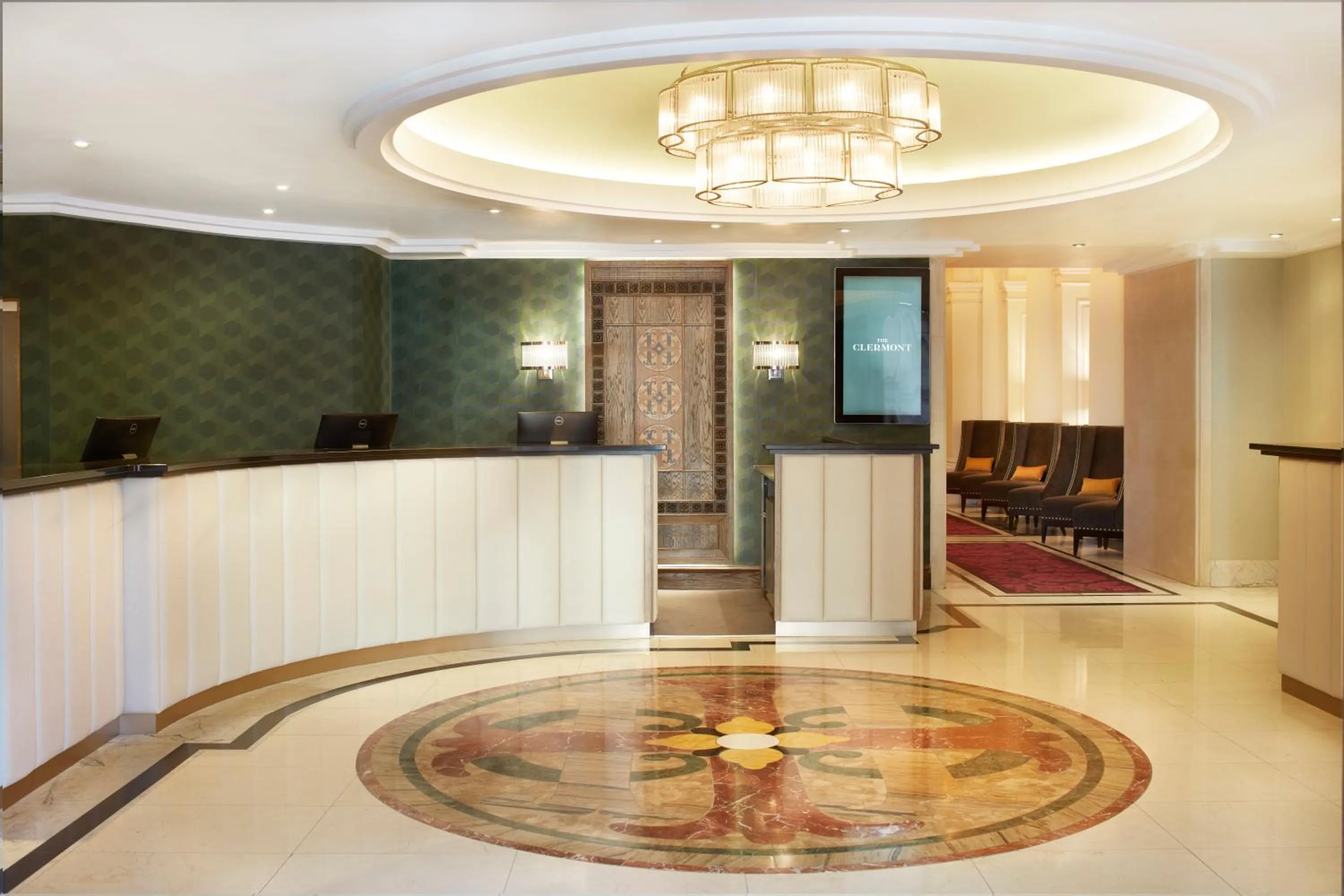 Lobby or reception in The Clermont London, Charing Cross