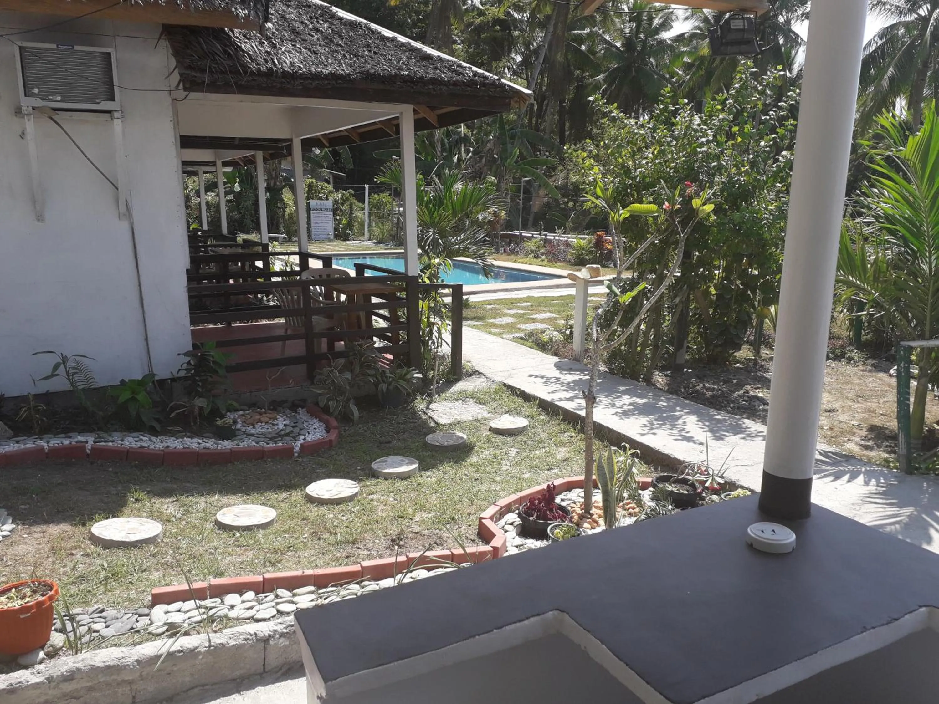 Garden view in Dahilig Resort