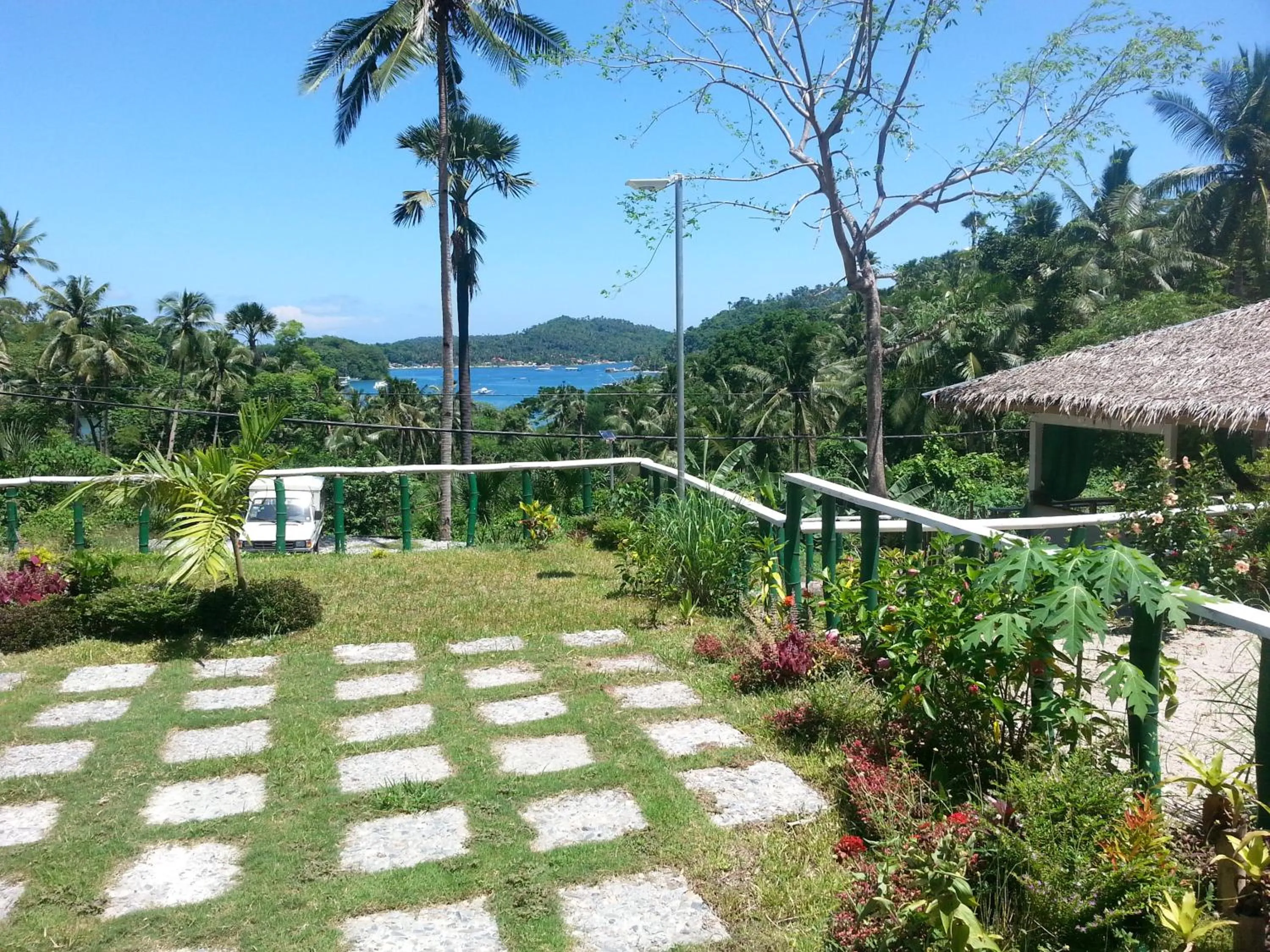 Garden view in Dahilig Resort