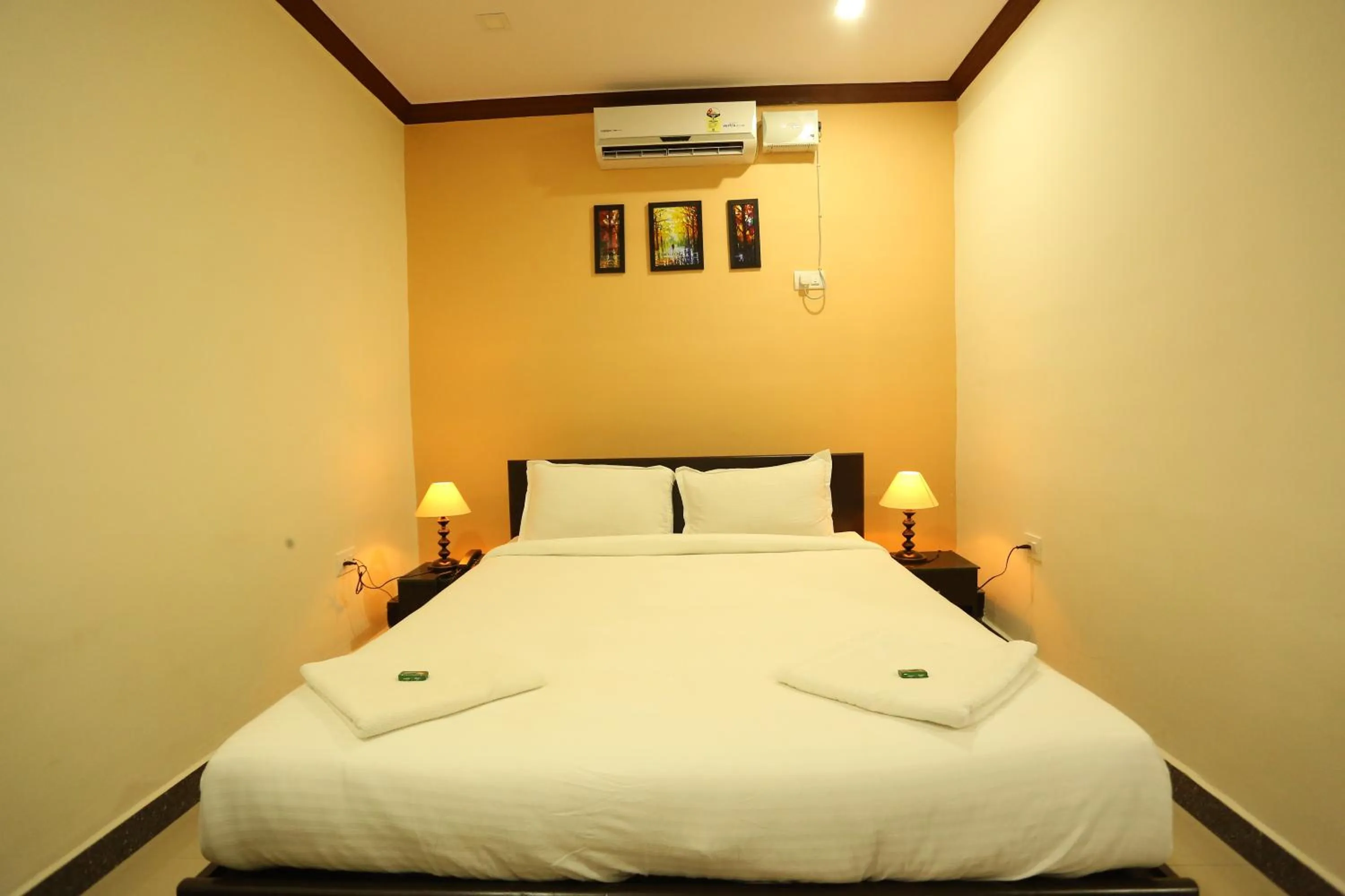 Bed in Motel La Grandeur