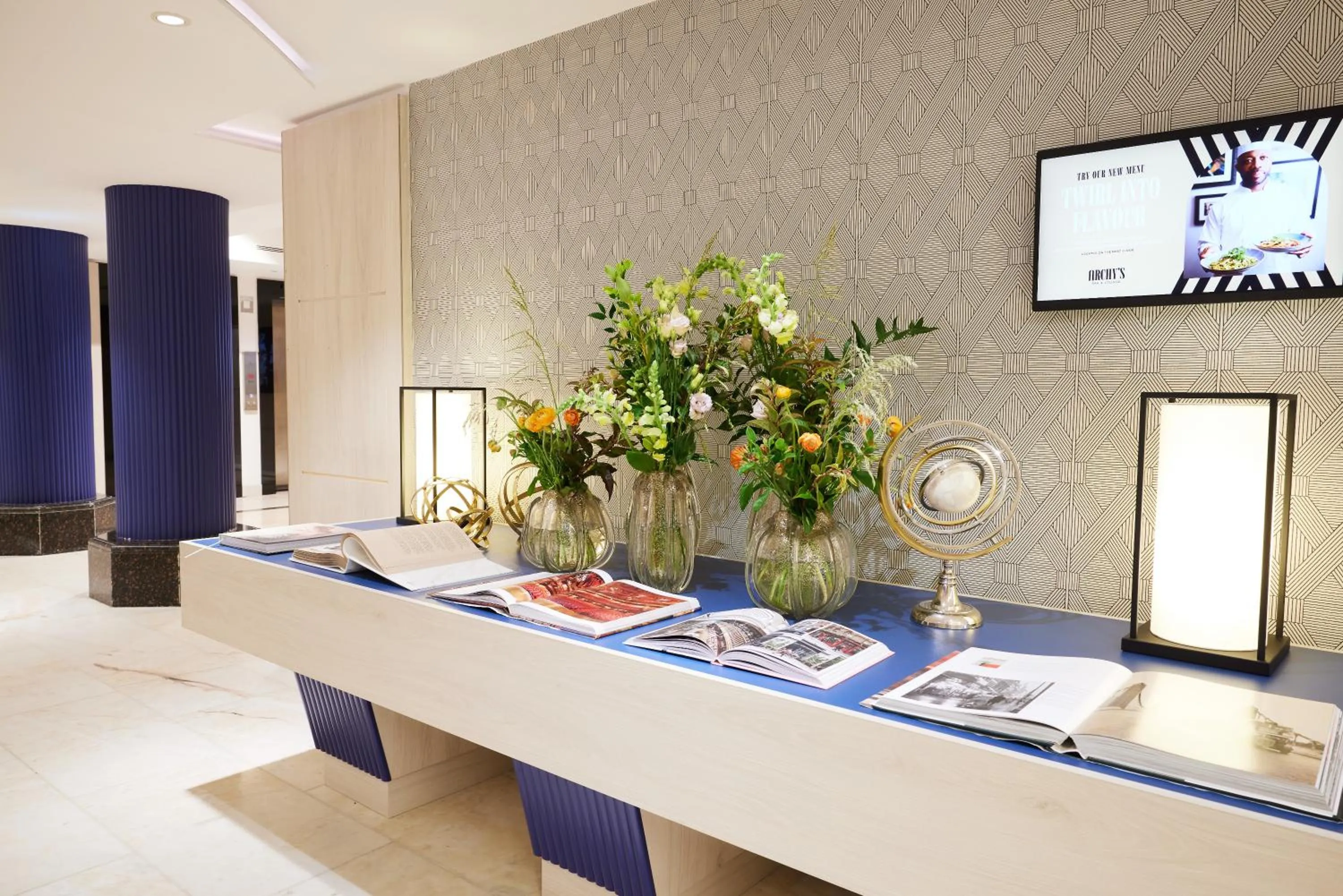 Lobby or reception in The Marble Arch Hotel, by Thistle