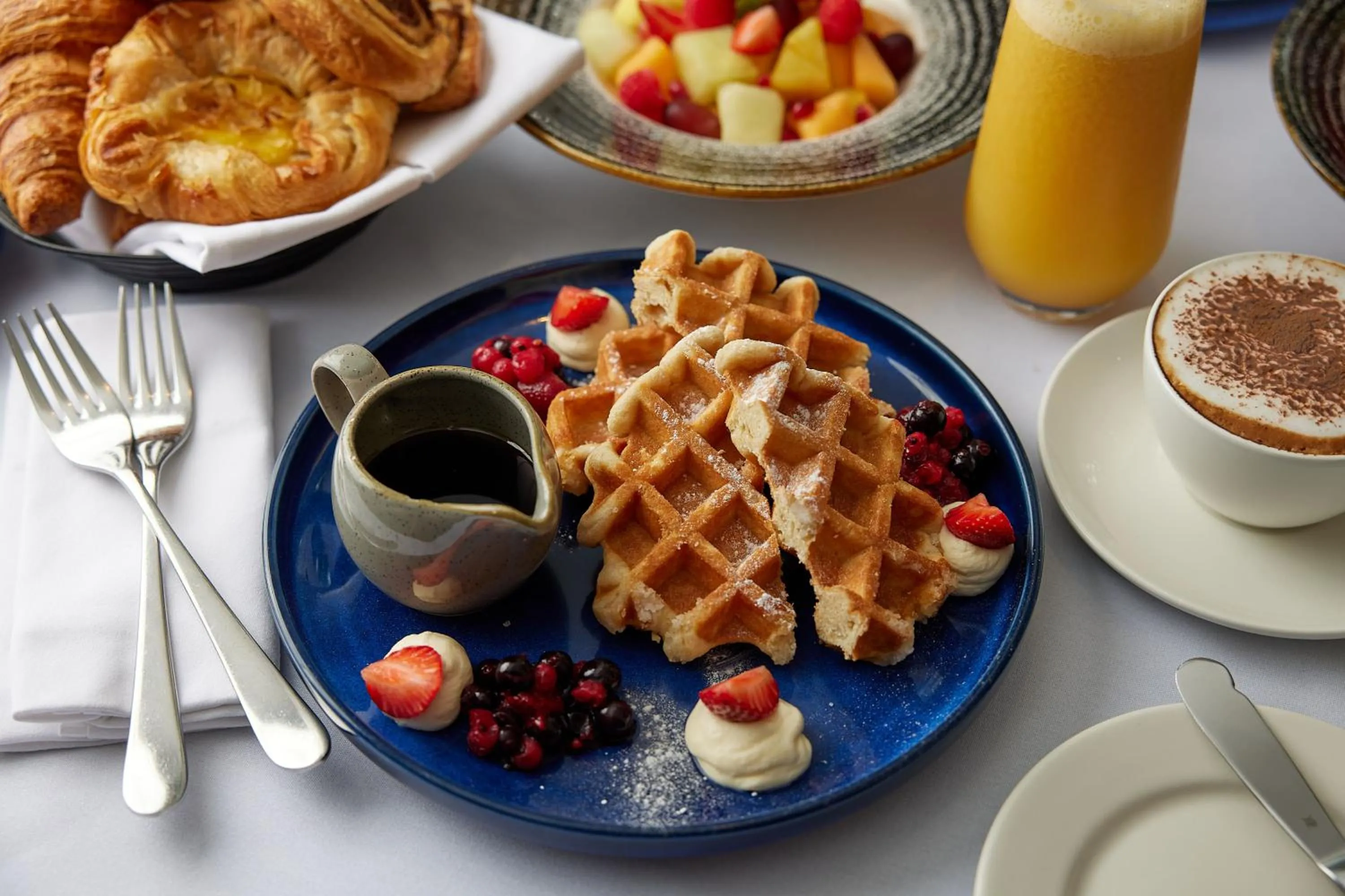 Food and drinks in The Royal Horseguards Hotel, London