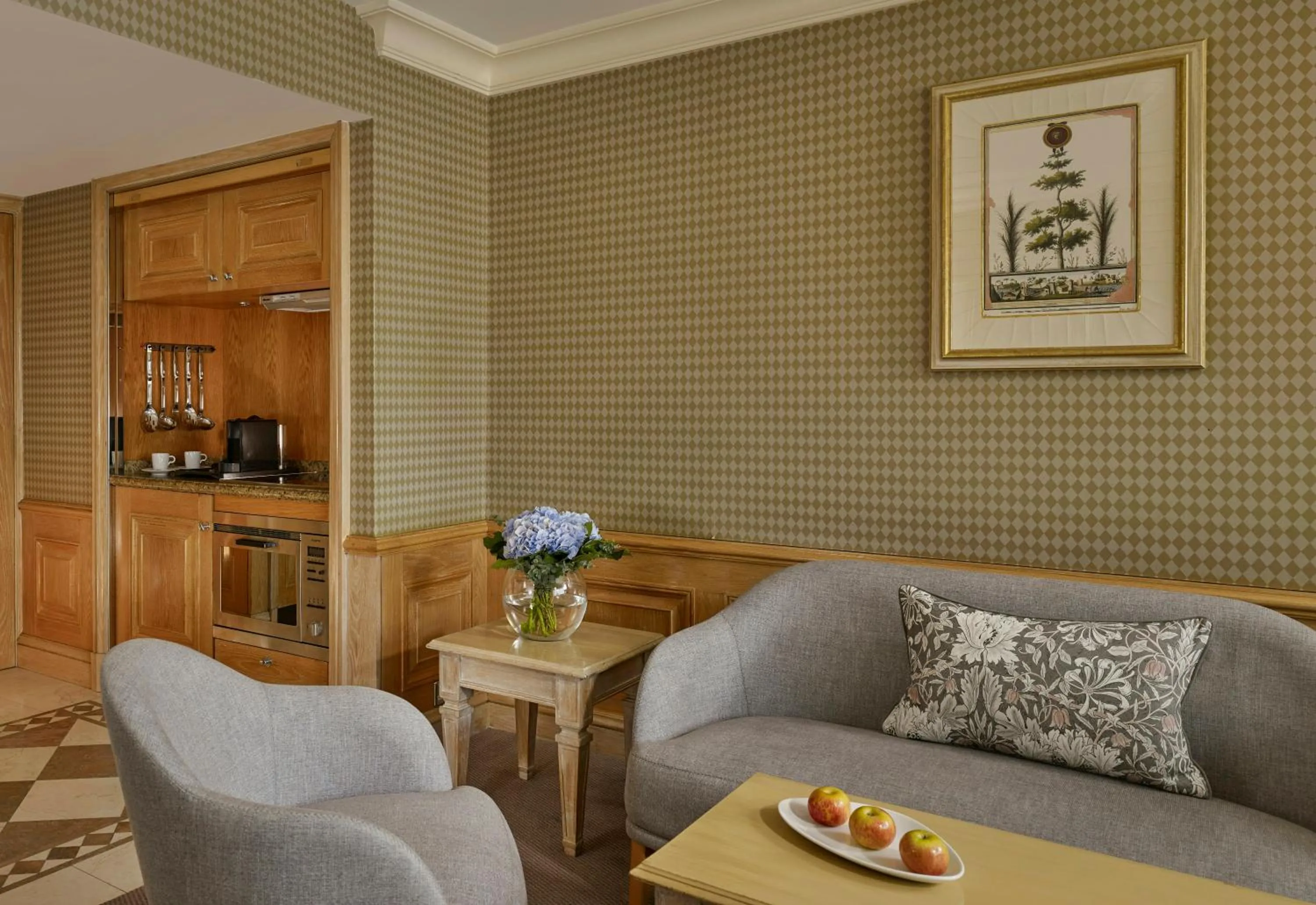 Seating area in The Tower Hotel, by Thistle